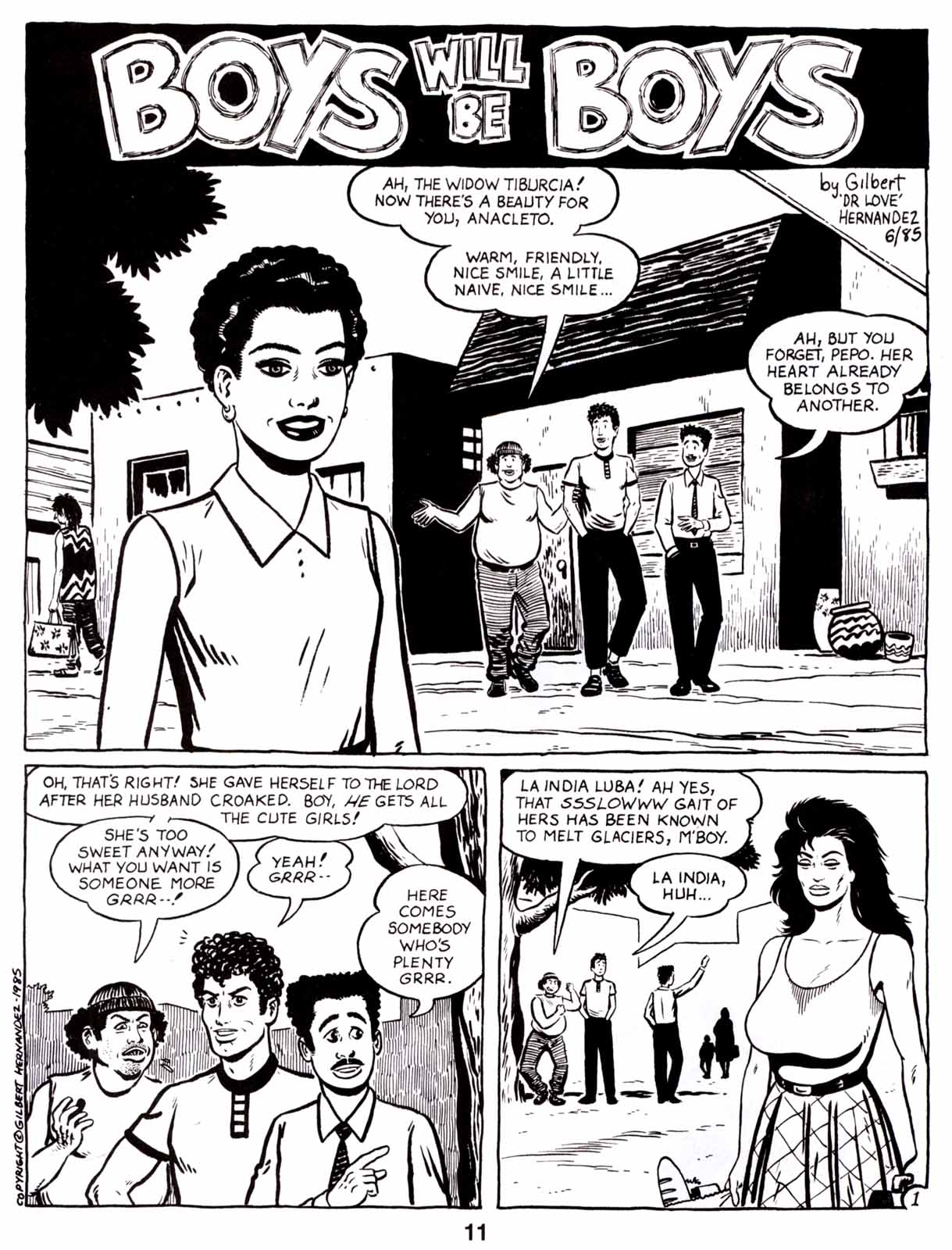 Read online Love and Rockets (1982) comic -  Issue #13 - 13