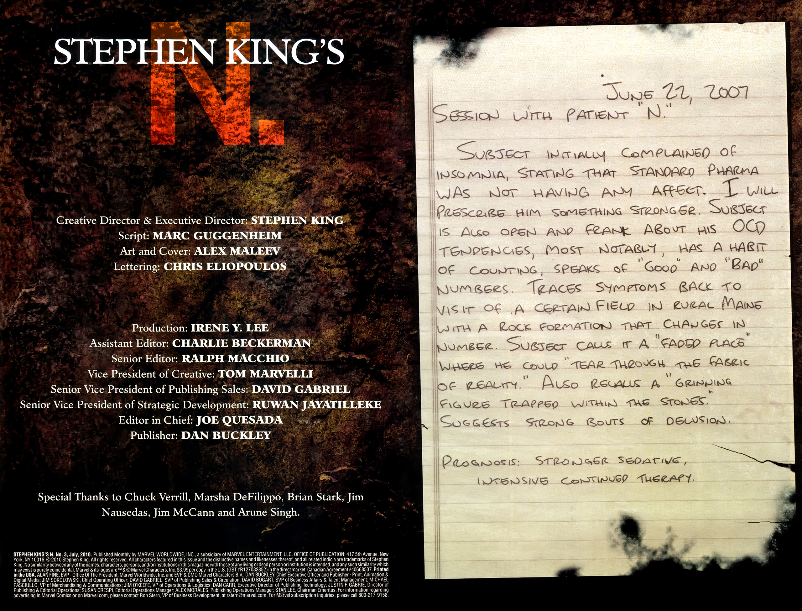 Read online Stephen King's N. comic -  Issue #3 - 2