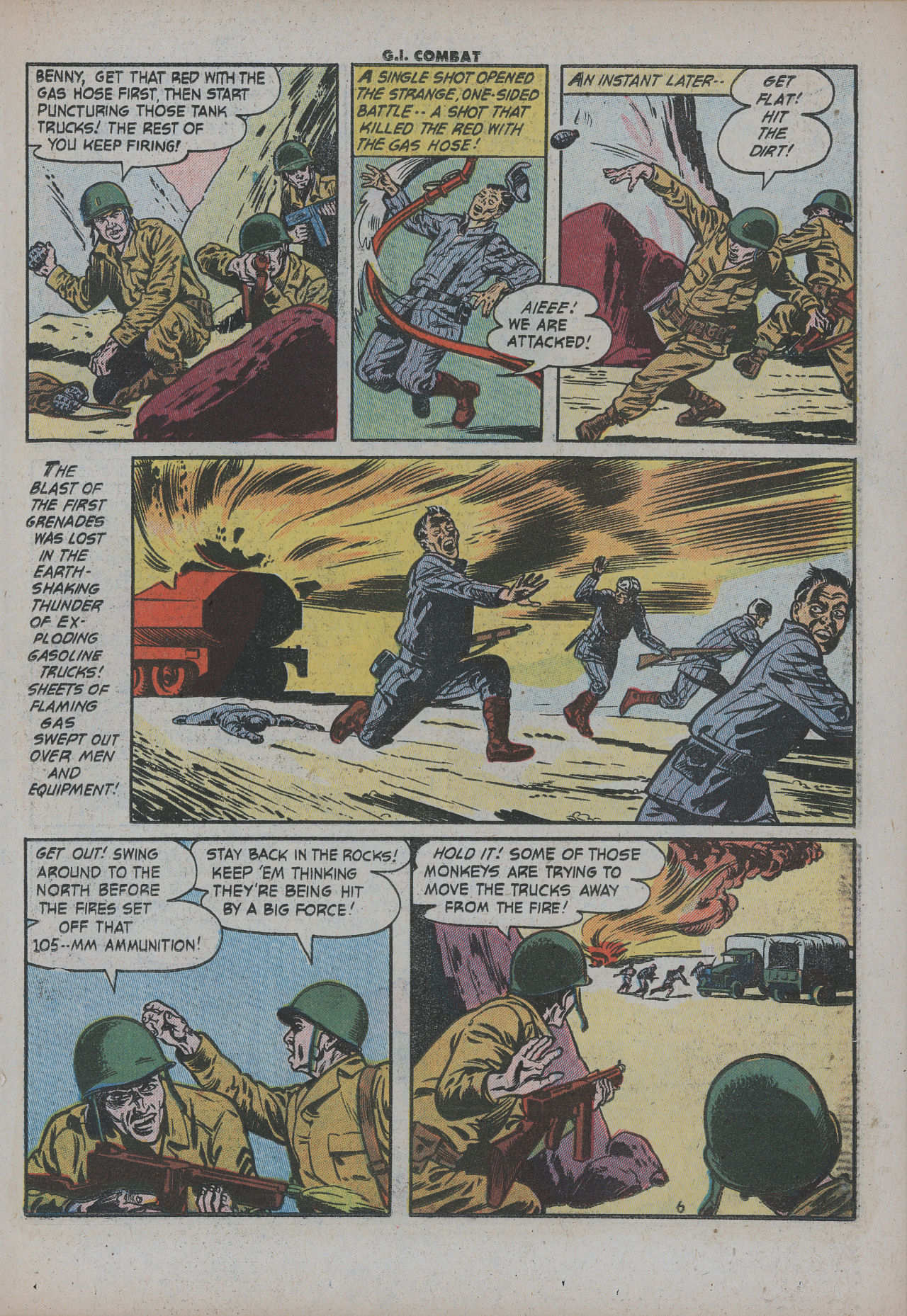 Read online G.I. Combat (1952) comic -  Issue #32 - 23