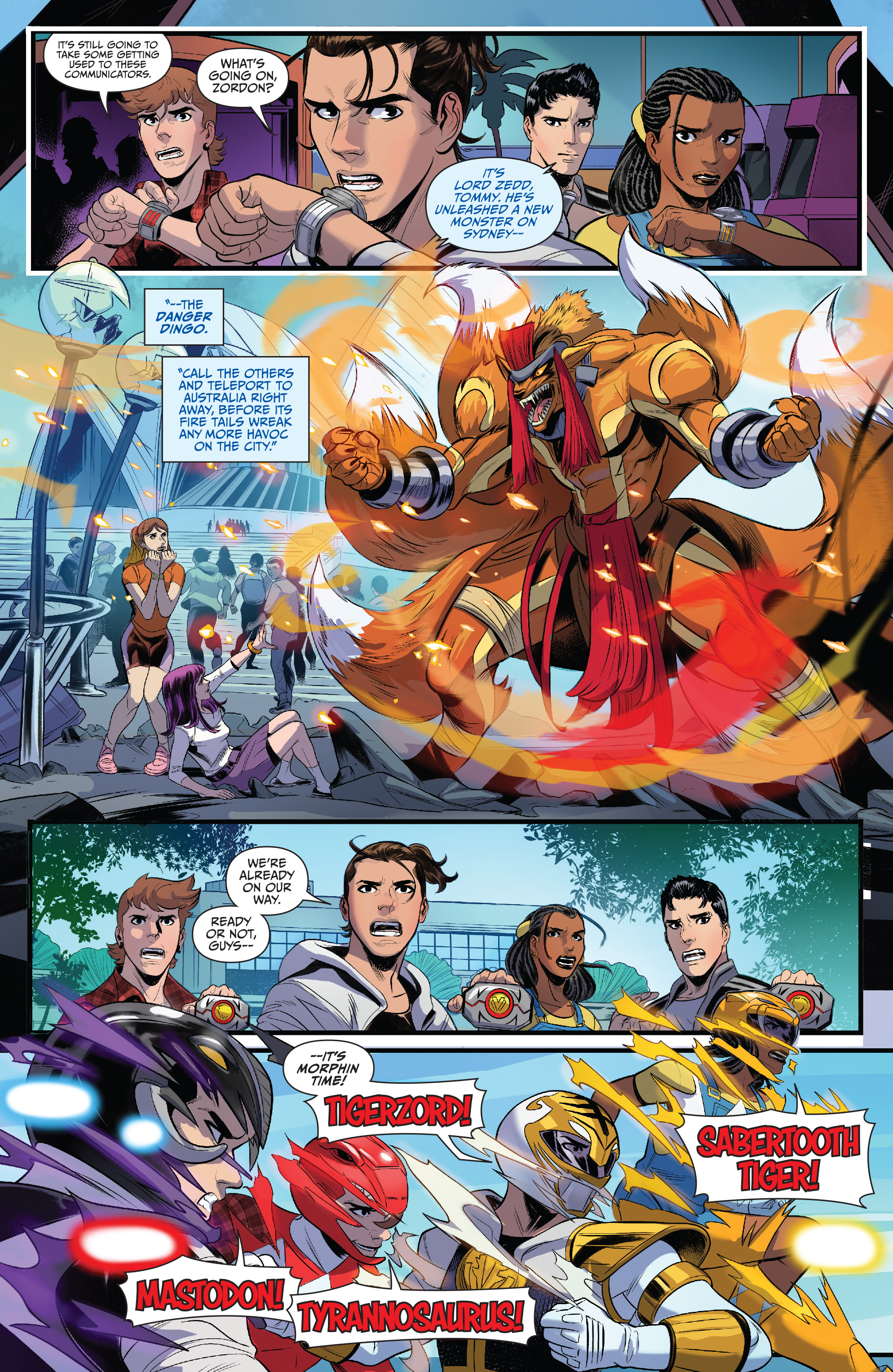 Read online Saban's Go Go Power Rangers comic -  Issue #32 - 21