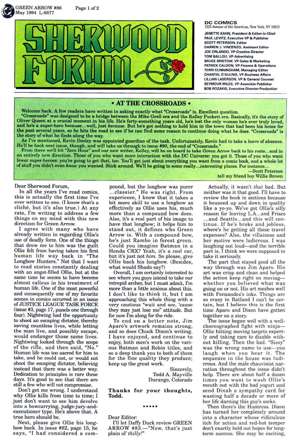 Read online Green Arrow (1988) comic -  Issue #86 - 25