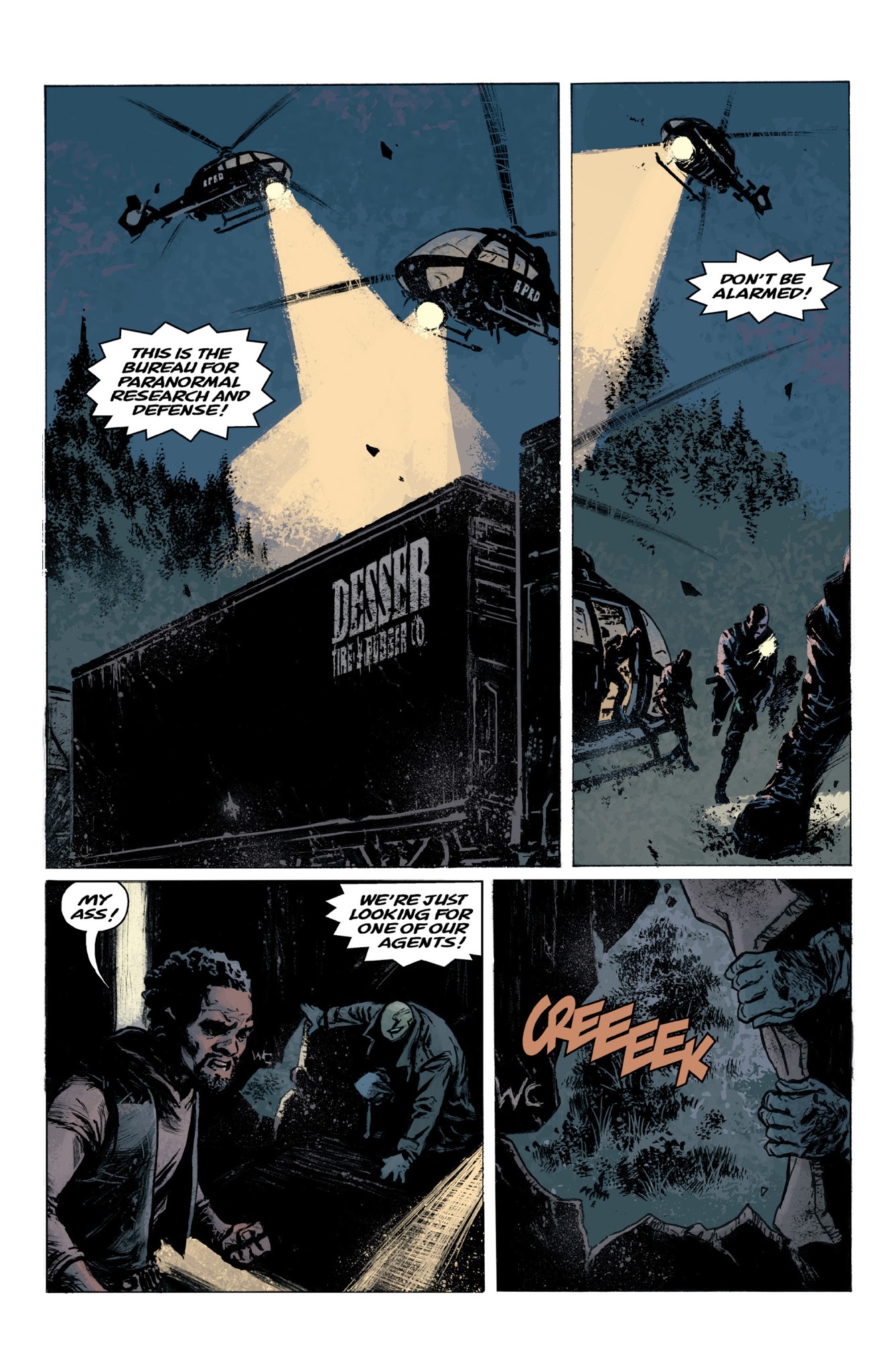 Read online Abe Sapien: Dark and Terrible and The New Race of Man comic -  Issue # TPB - 28