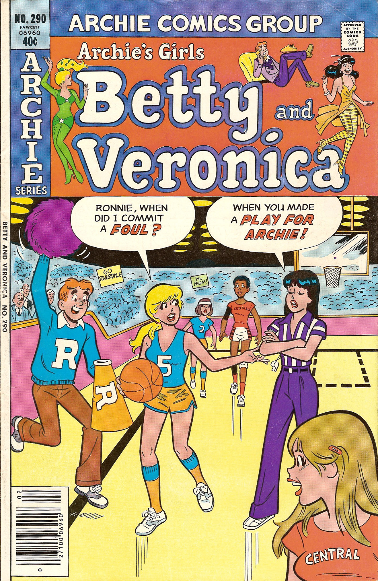 Read online Archie's Girls Betty and Veronica comic -  Issue #290 - 1