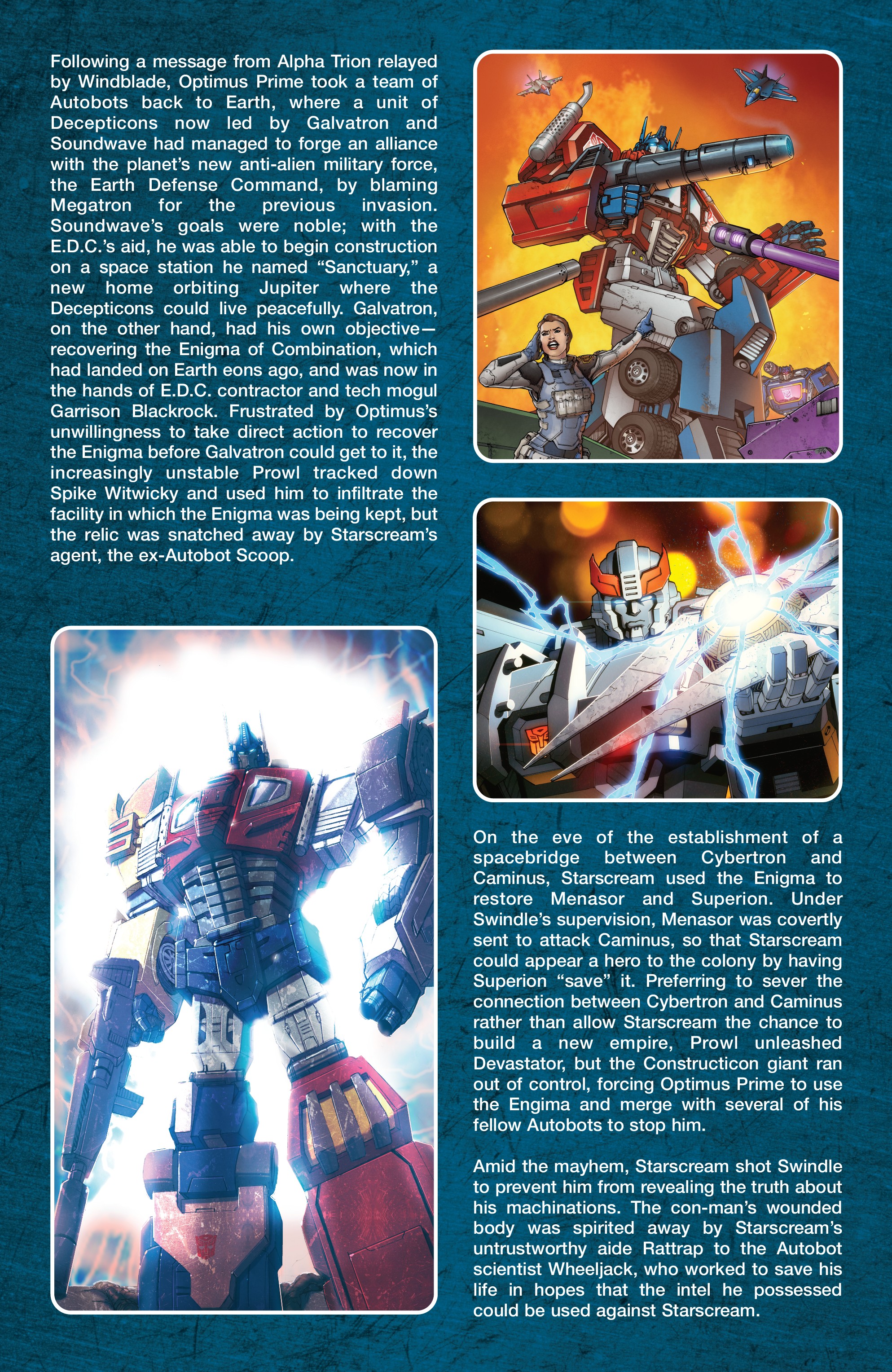 Read online Transformers: Historia comic -  Issue # Full - 32