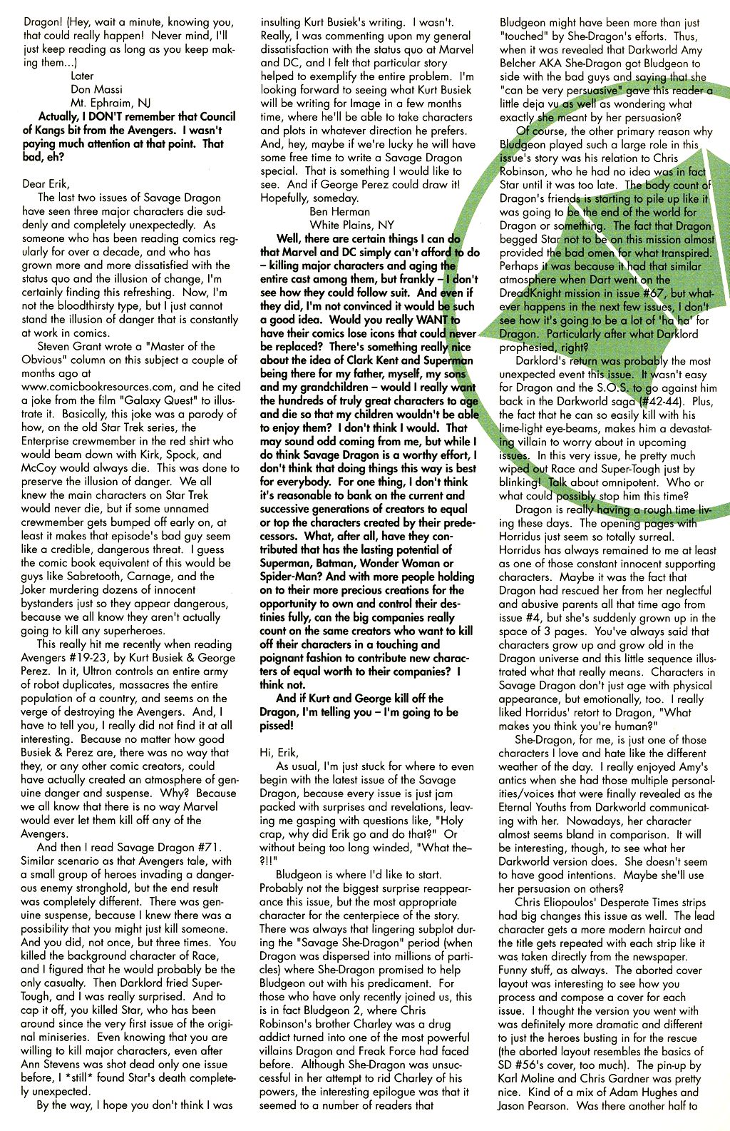 Read online The Savage Dragon (1993) comic -  Issue #73 - 26