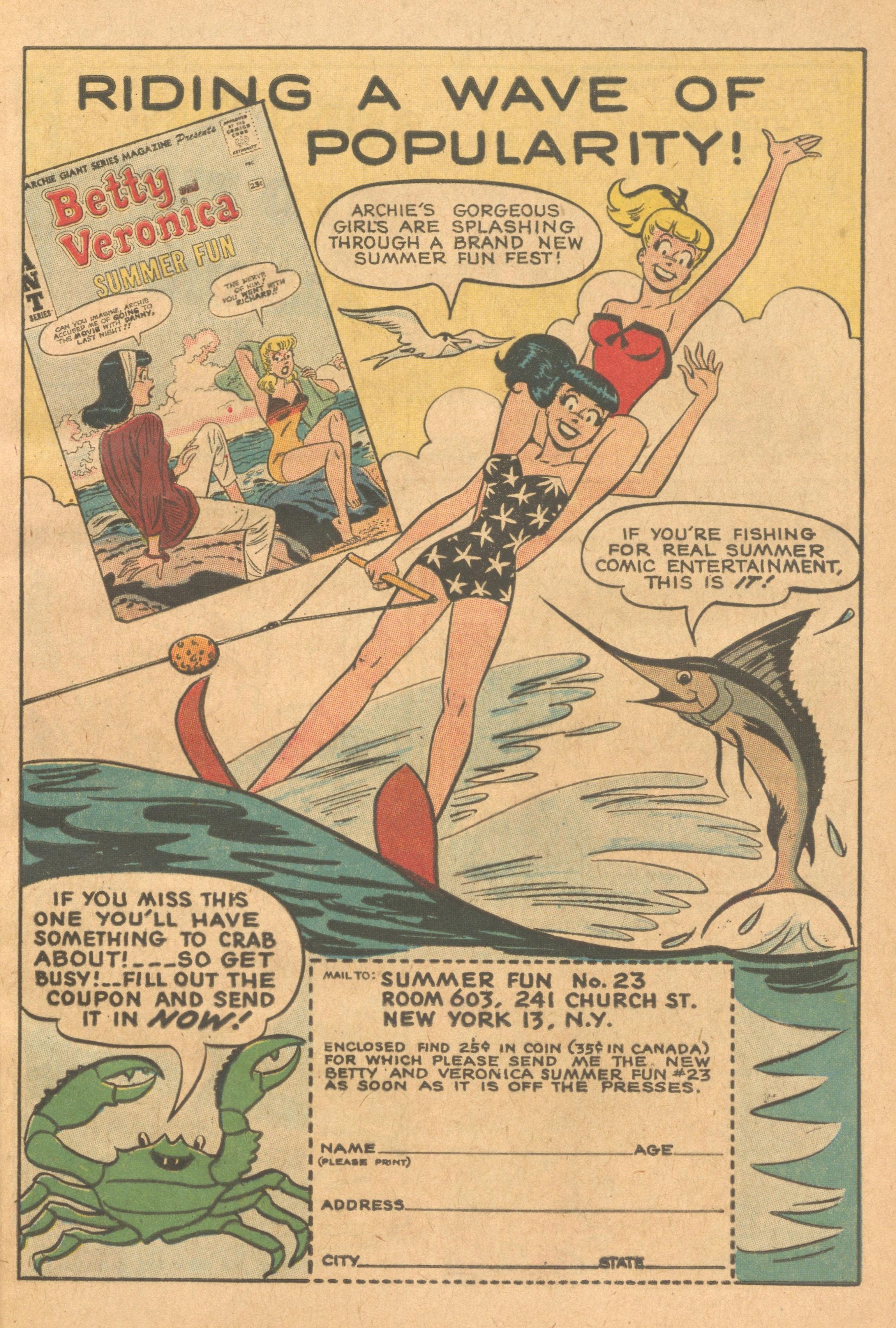 Read online Archie's Pals 'N' Gals (1952) comic -  Issue #25 - 9