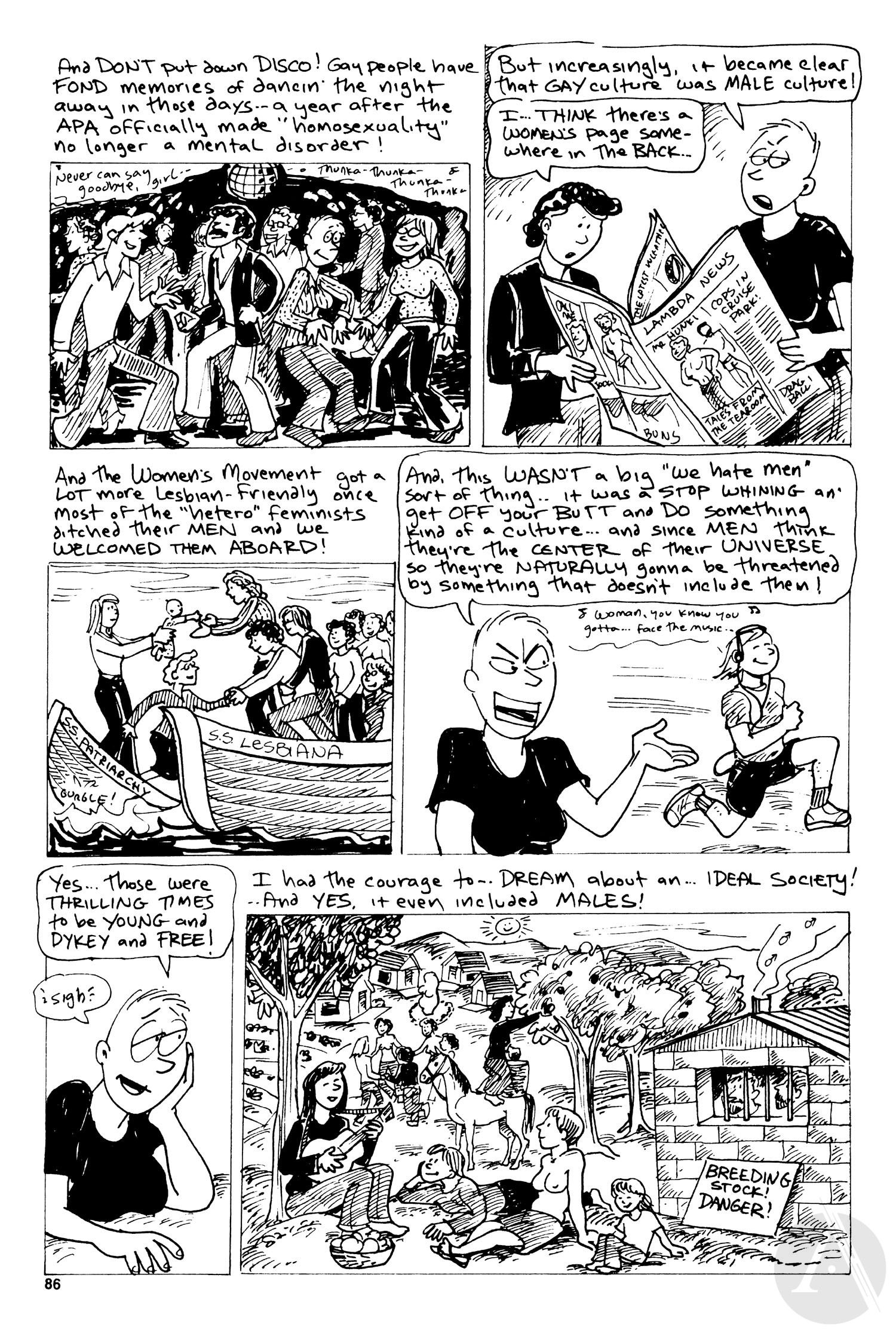 Read online Bitchy Butch: World's Angriest Dyke comic -  Issue # TPB - 88
