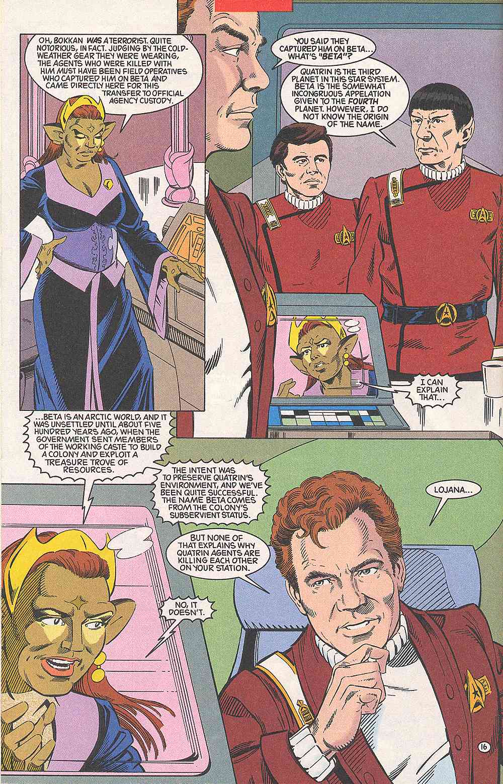 Read online Star Trek (1989) comic -  Issue #30 - 20