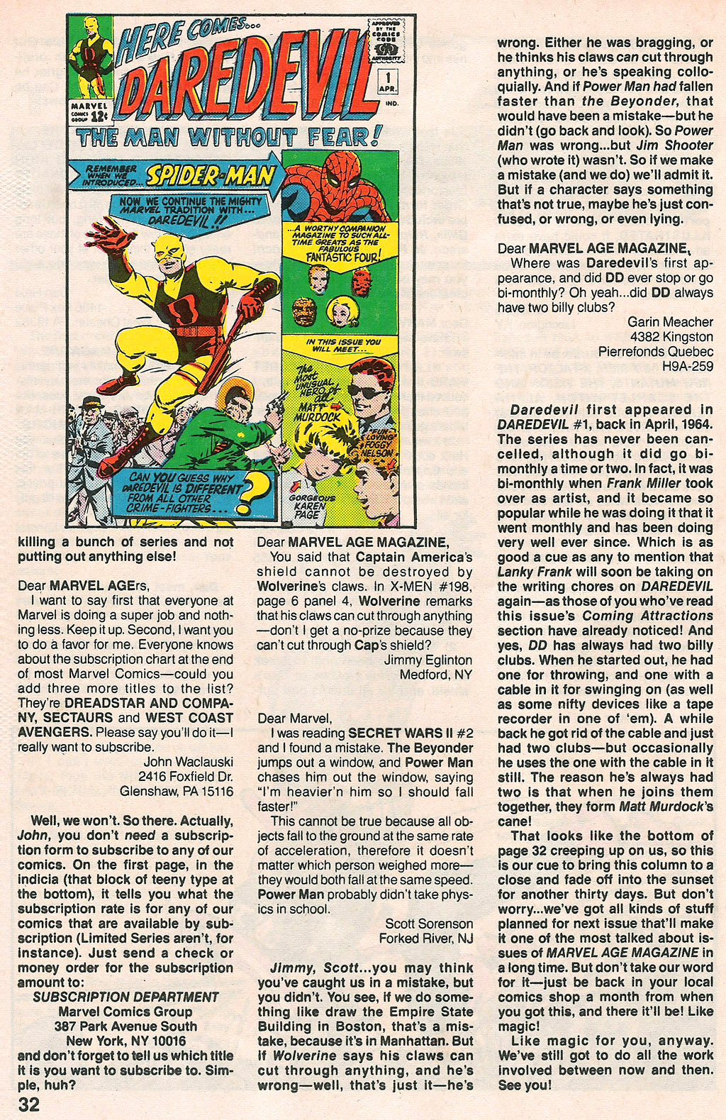 Read online Marvel Age comic -  Issue #34 - 33