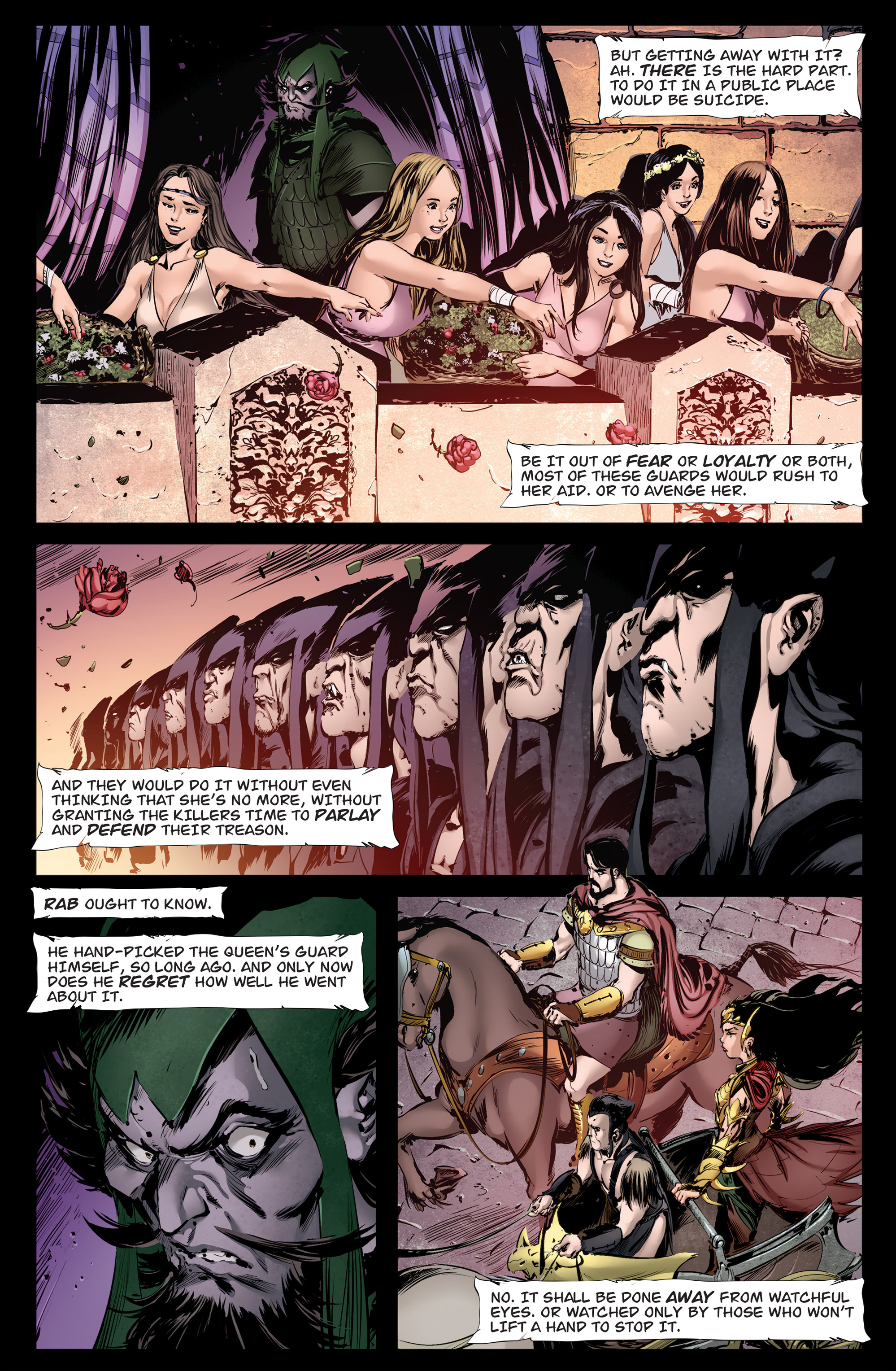 Read online Queen of Vampires comic -  Issue #3 - 4