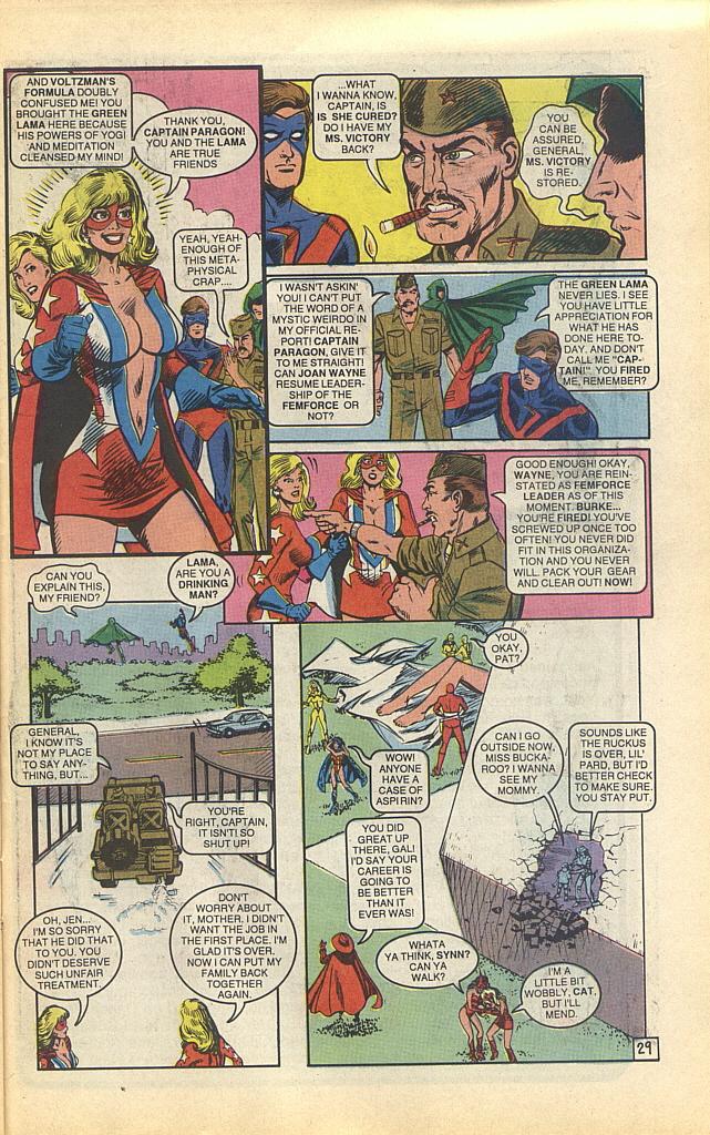 Read online Femforce comic -  Issue #50 - 34