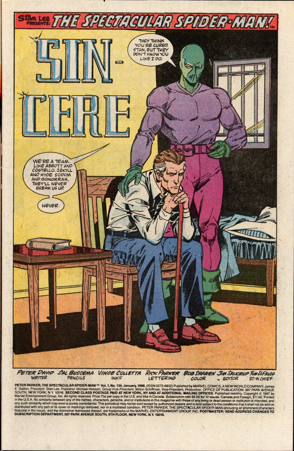 Read online The Spectacular Spider-Man (1976) comic -  Issue #134 - 2