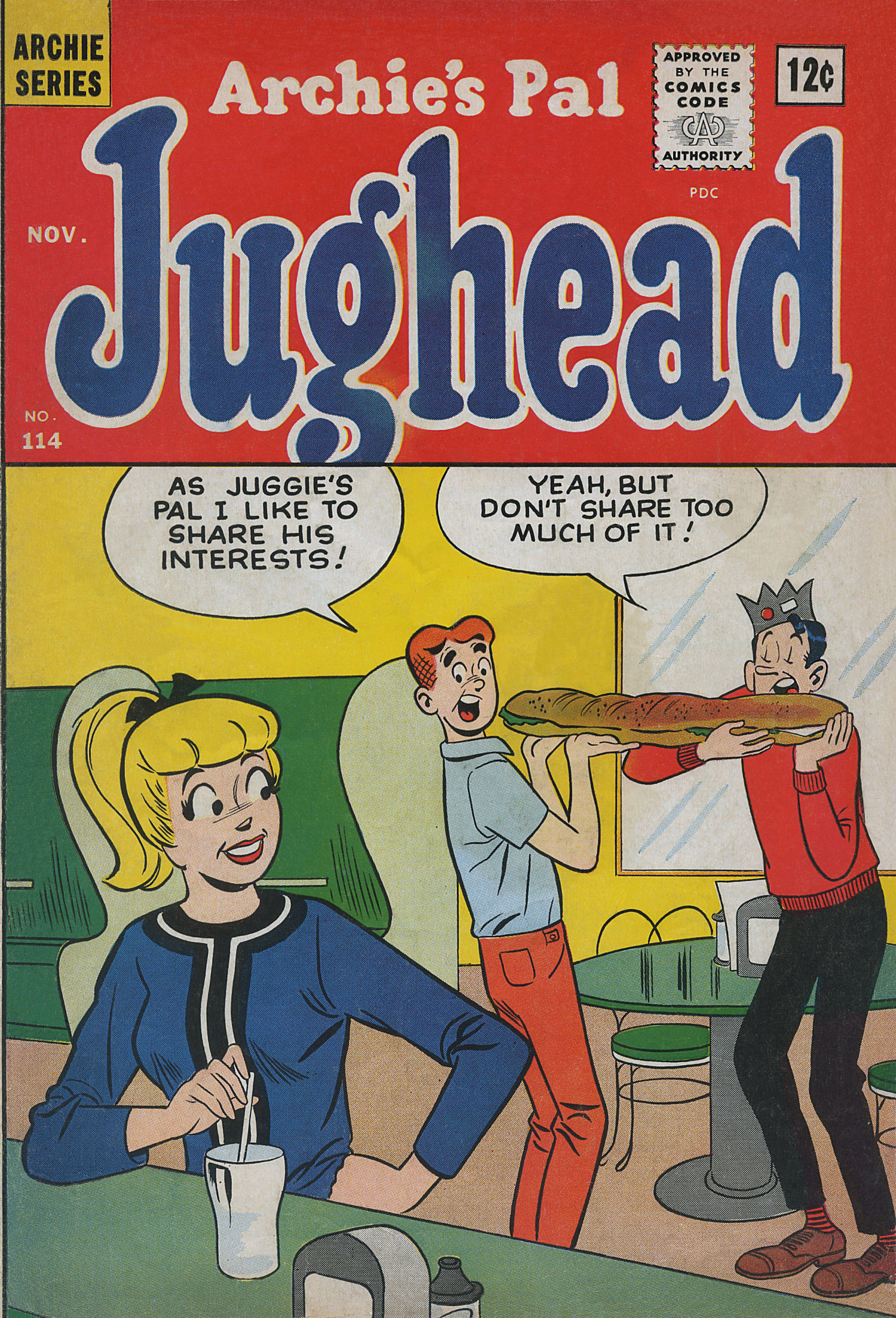 Read online Archie's Pal Jughead comic -  Issue #114 - 1