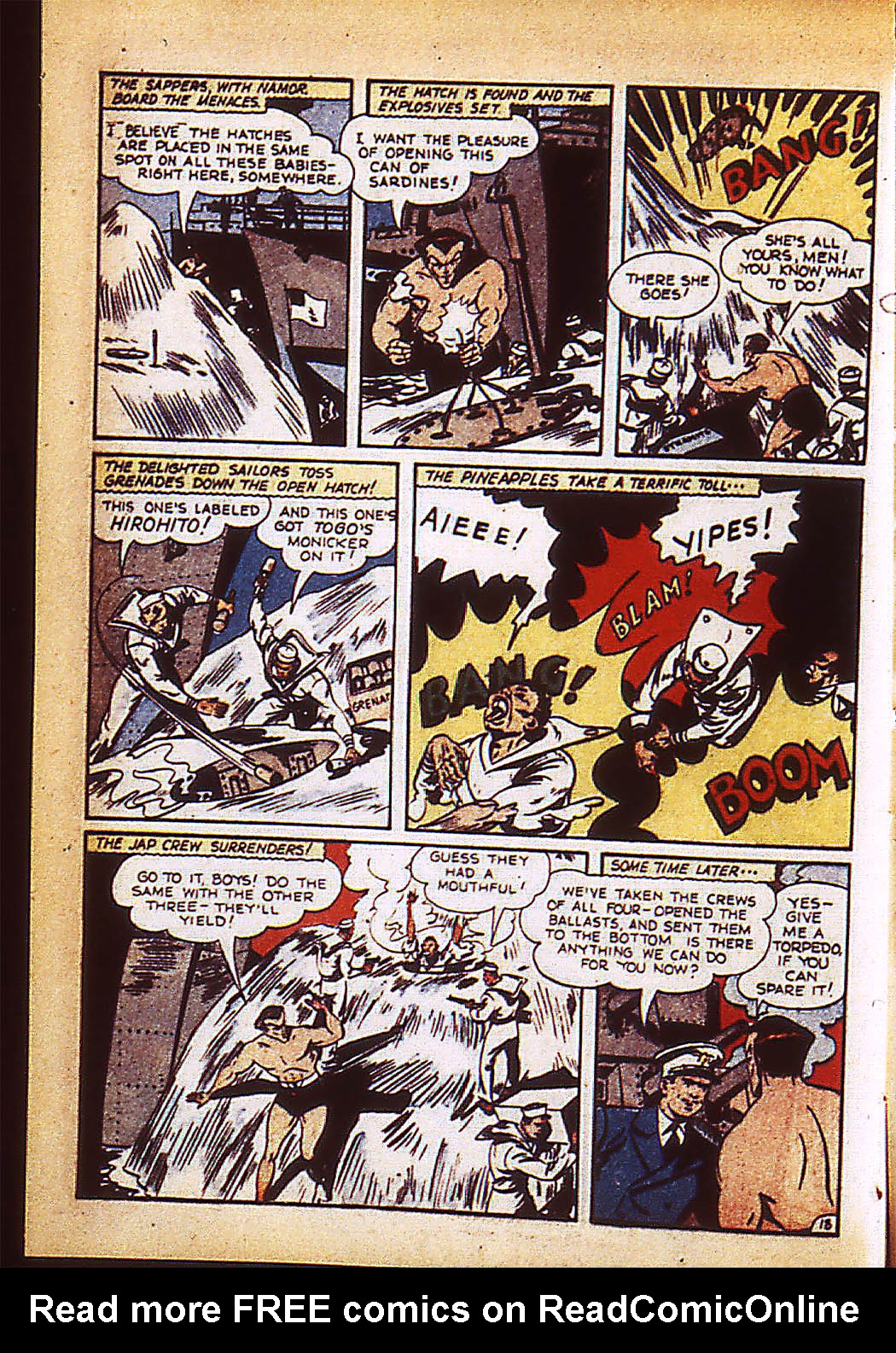 Read online Sub-Mariner Comics comic -  Issue #9 - 21