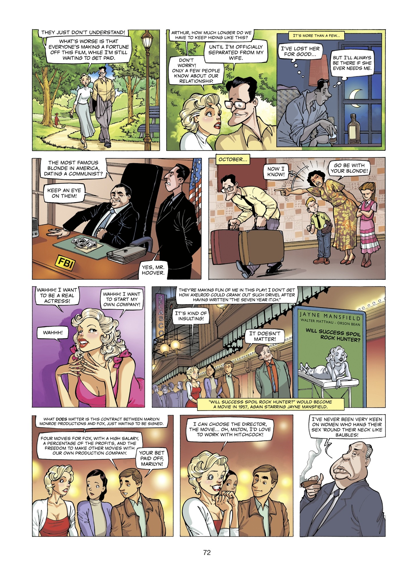 Read online The Stars of History: Marilyn Monroe comic -  Issue # TPB - 72