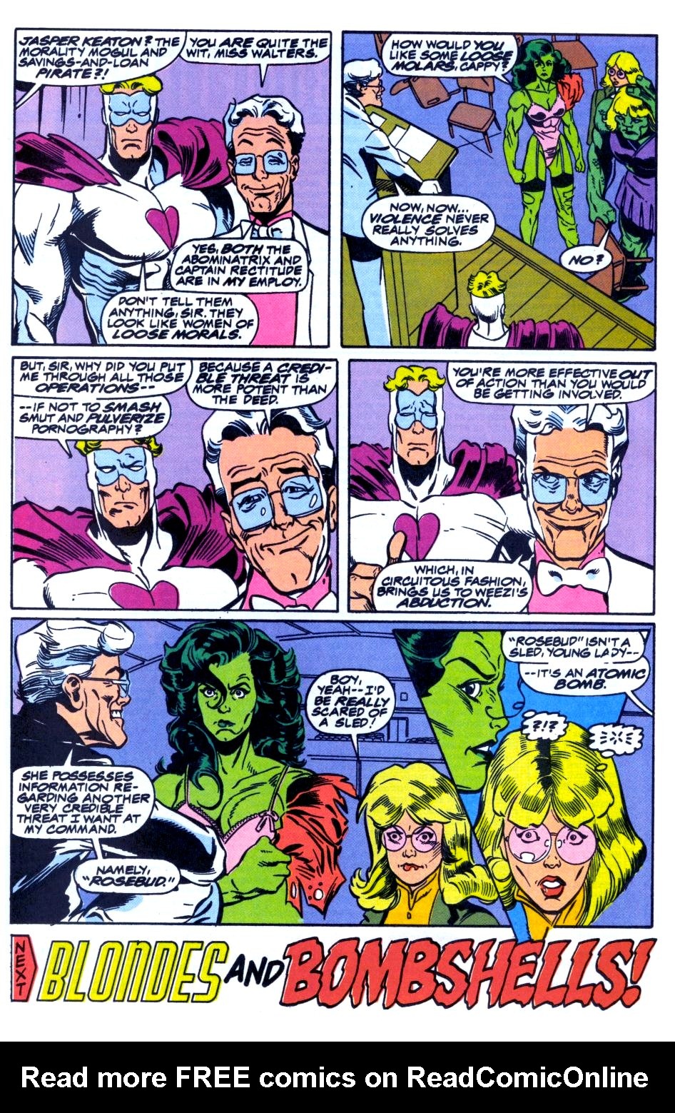 Read online The Sensational She-Hulk comic -  Issue #21 - 23