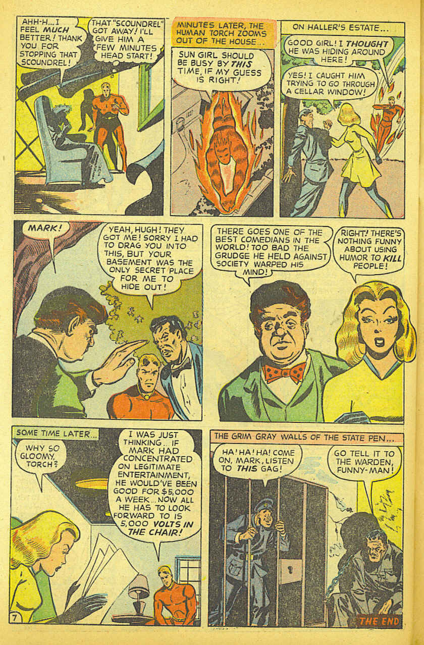 Read online The Human Torch (1940) comic -  Issue #34 - 16