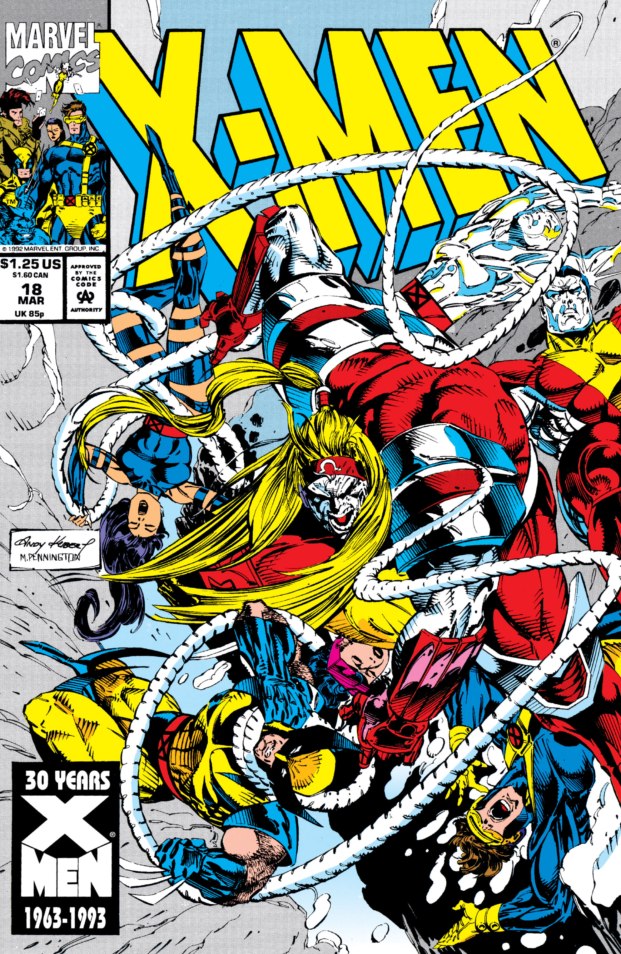 Read online X-Men (1991) comic -  Issue #18 - 1