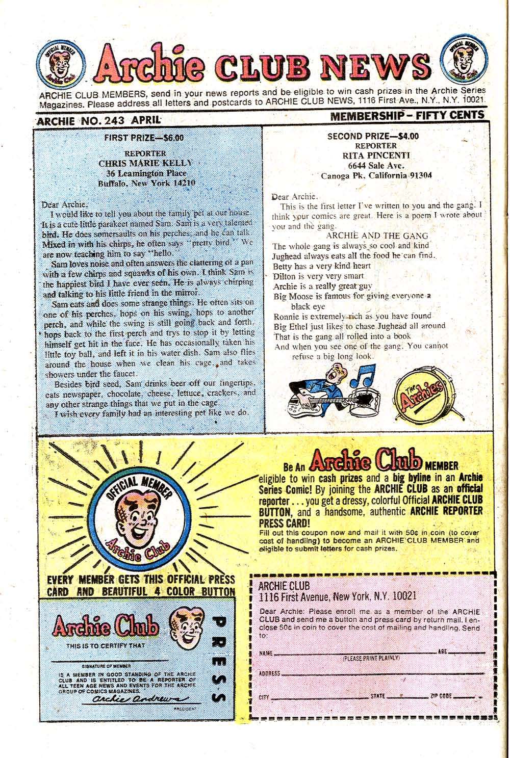 Read online Archie (1960) comic -  Issue #243 - 26