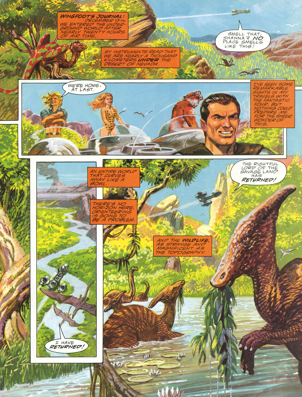 Read online Marvel Graphic Novel comic -  Issue #62 - Ka-Zar - Guns of the Savage Land - 29