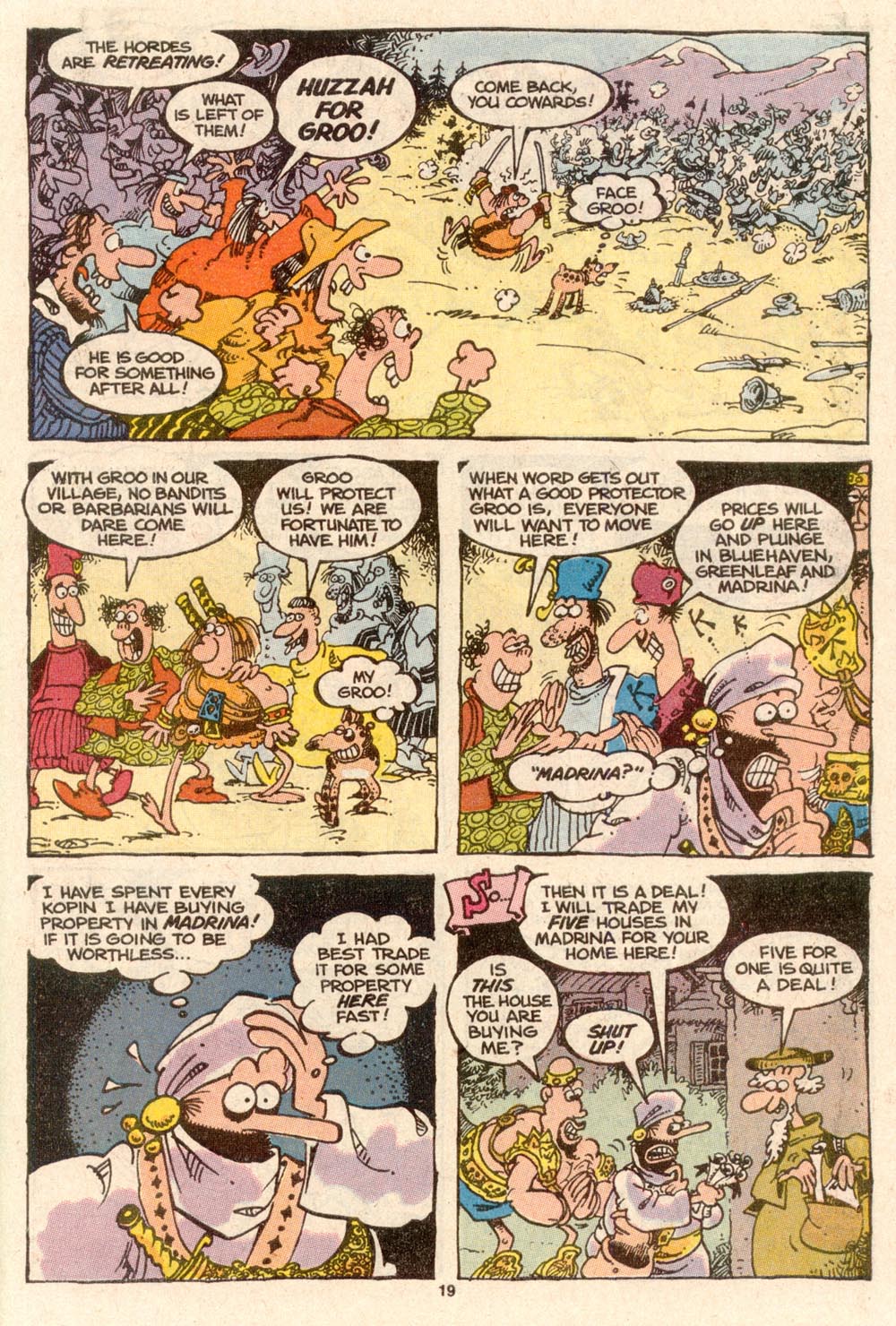 Read online Sergio Aragonés Groo the Wanderer comic -  Issue #63 - 19