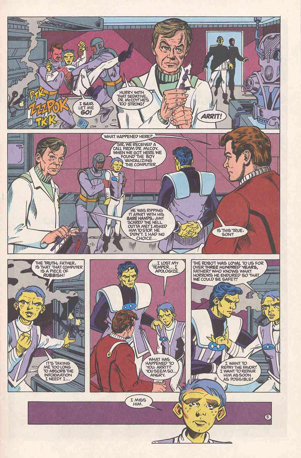 Read online Star Trek (1989) comic -  Issue #14 - 6