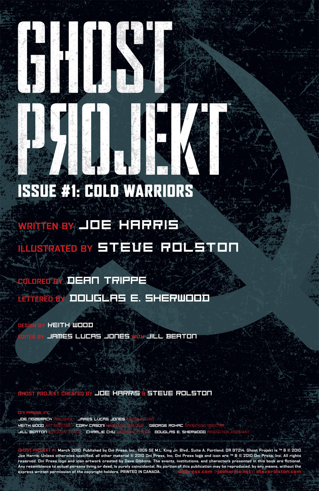 Read online Ghost Projekt comic -  Issue #1 - 2