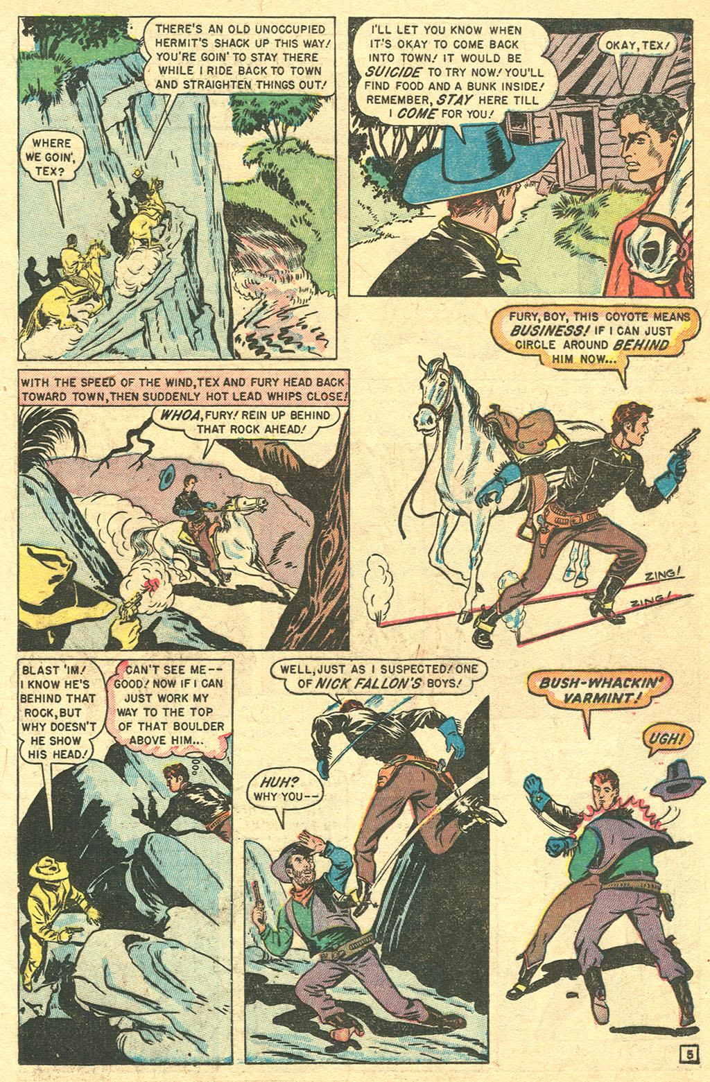Read online Kid Colt Outlaw comic -  Issue #4 - 37