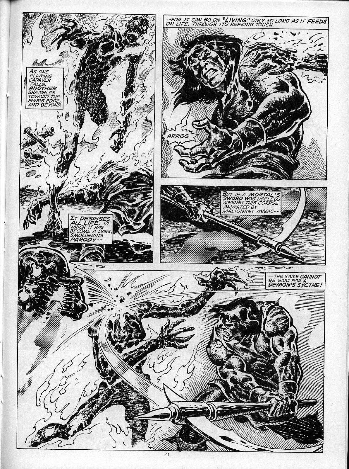 The Savage Sword Of Conan issue 204 - Page 43