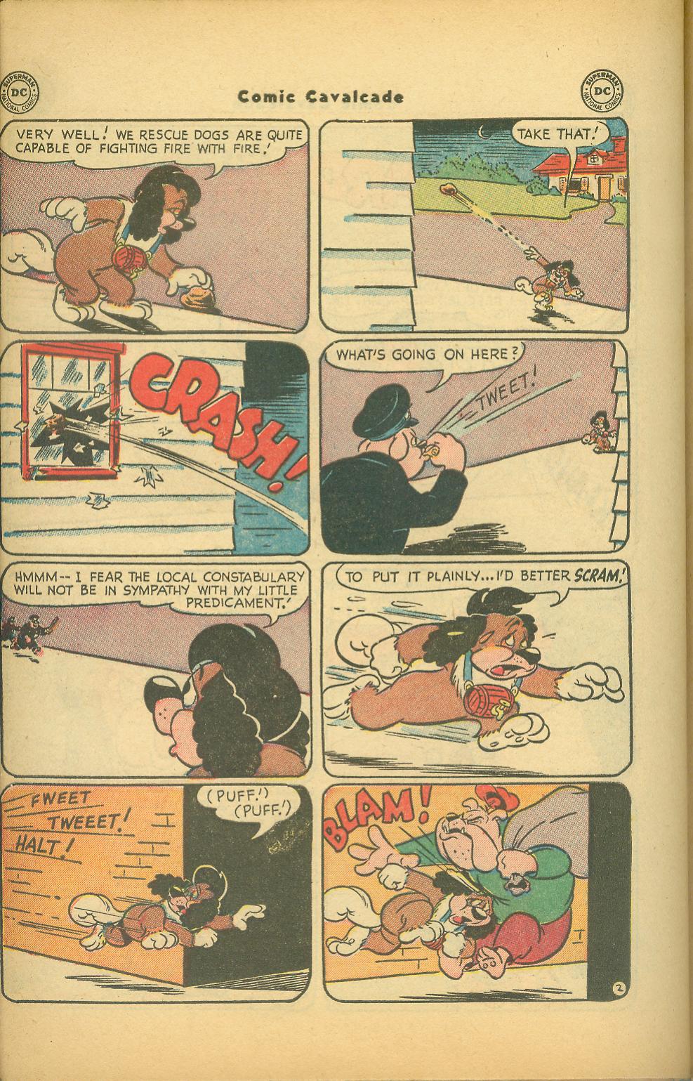 Read online Comic Cavalcade comic -  Issue #61 - 56