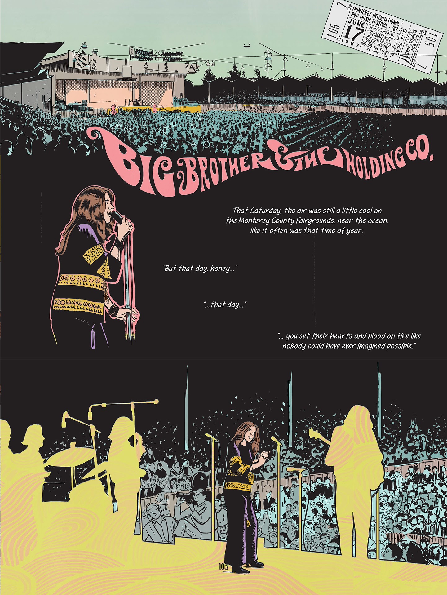 Read online Love Me Please!: The Story of Janis Joplin comic -  Issue # TPB (Part 2) - 1