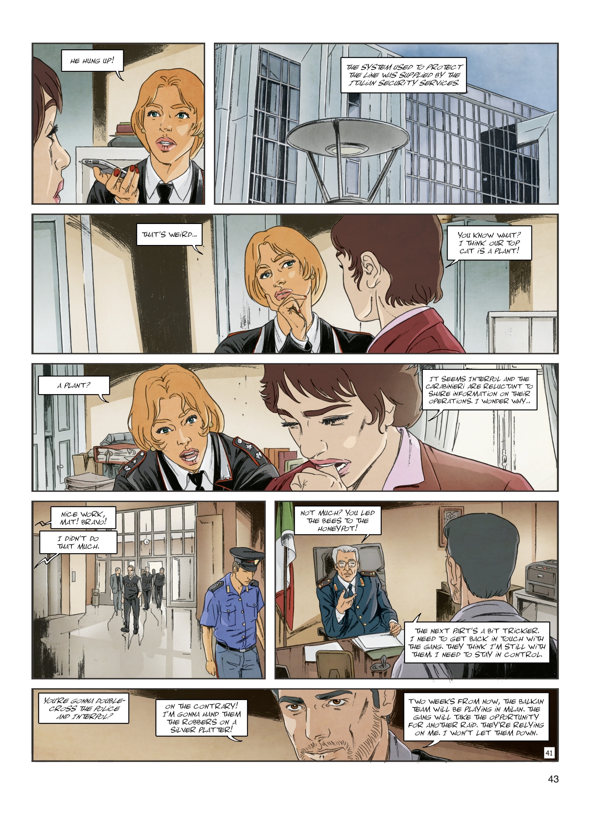 Read online Interpol comic -  Issue #3 - 43