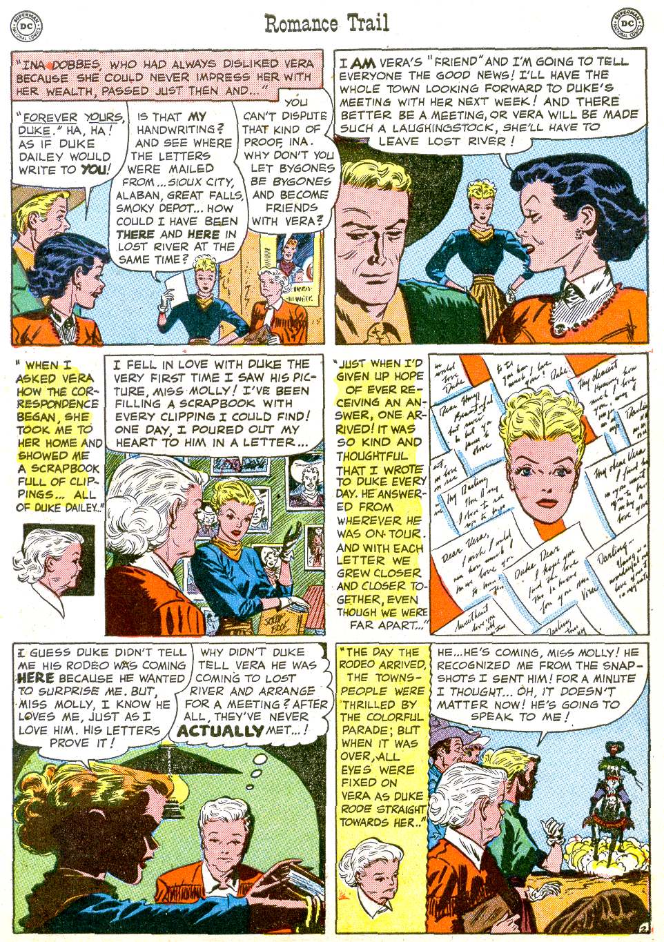 Read online Romance Trail comic -  Issue #5 - 5