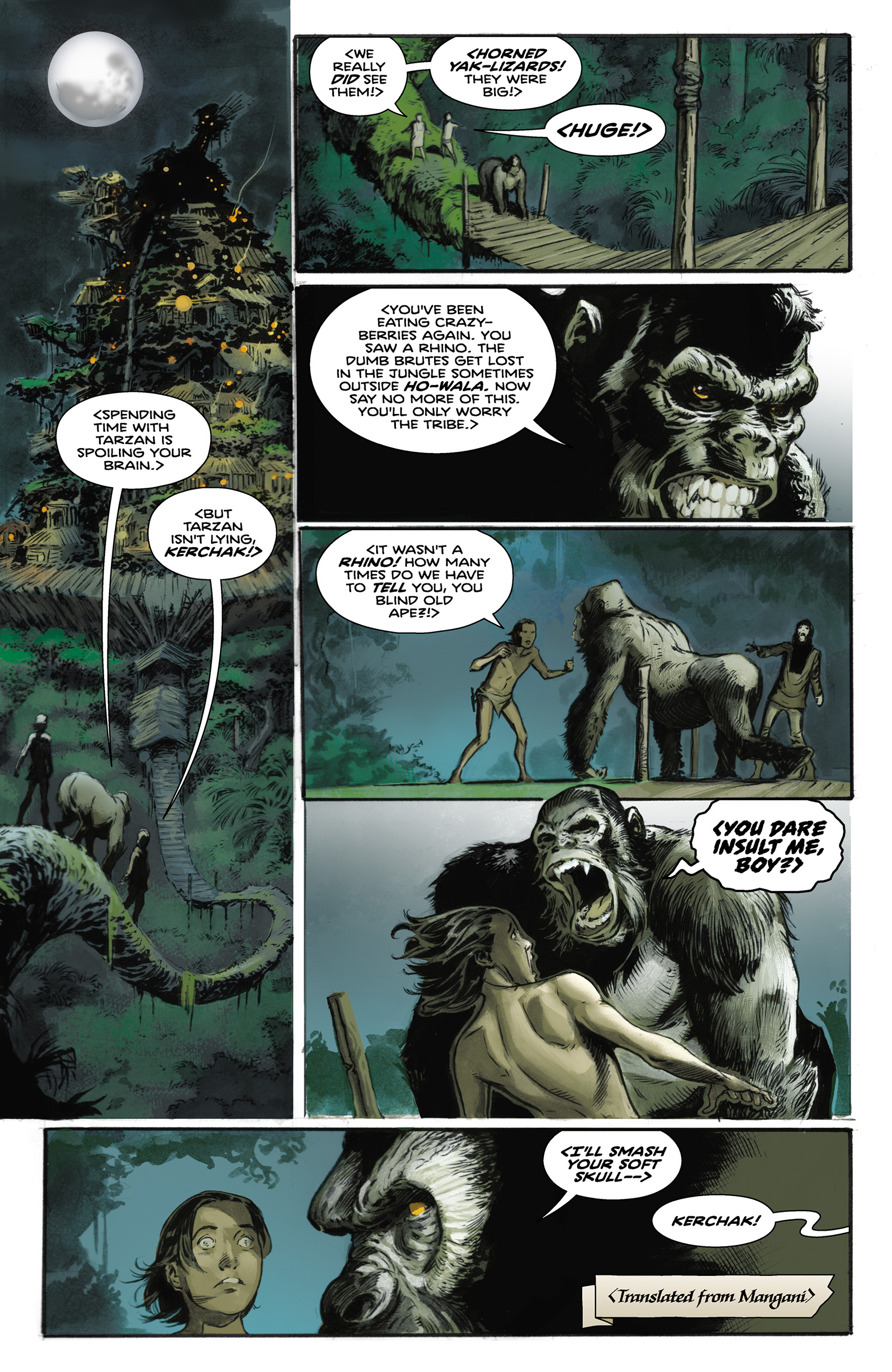 Read online Tarzan On the Planet of the Apes comic -  Issue #1 - 11