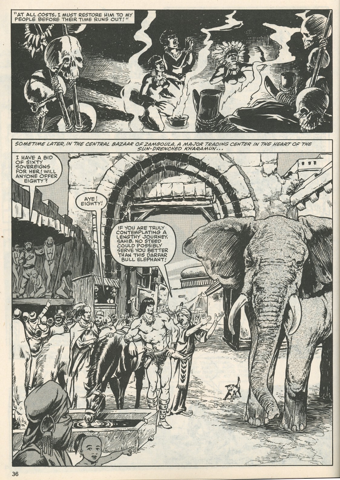Read online The Savage Sword Of Conan comic -  Issue #111 - 37