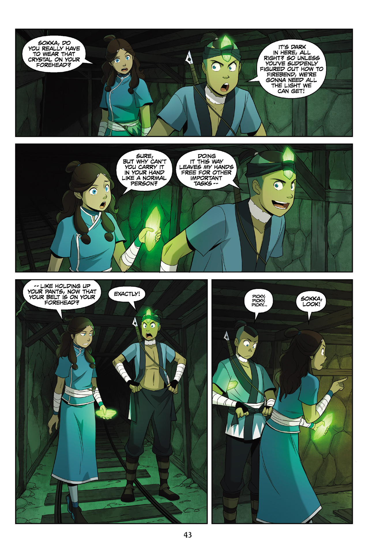 Read online Nickelodeon Avatar: The Last Airbender - The Rift comic -  Issue # Part 2 - 44