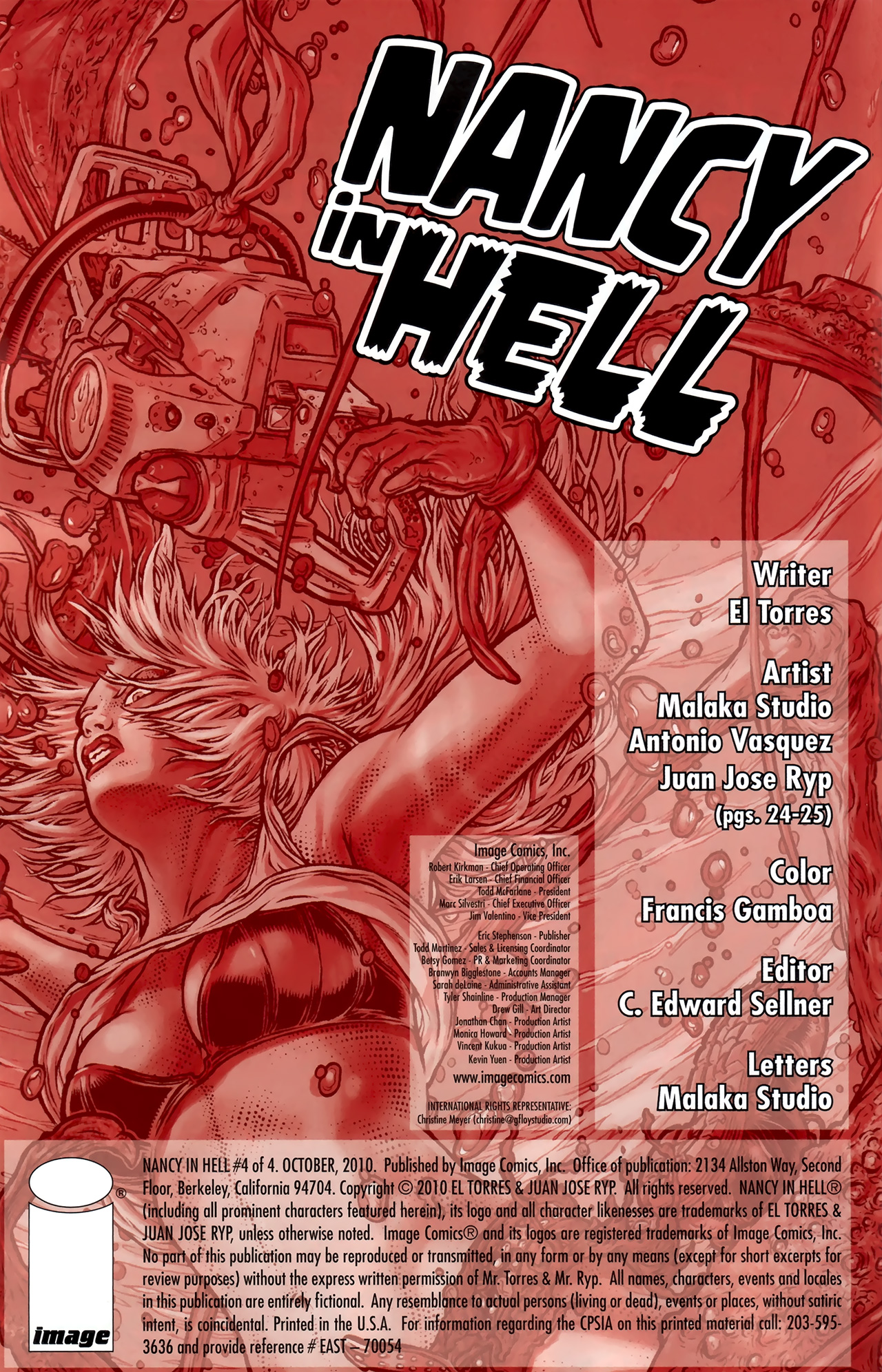 Read online Nancy in Hell comic -  Issue #4 - 2
