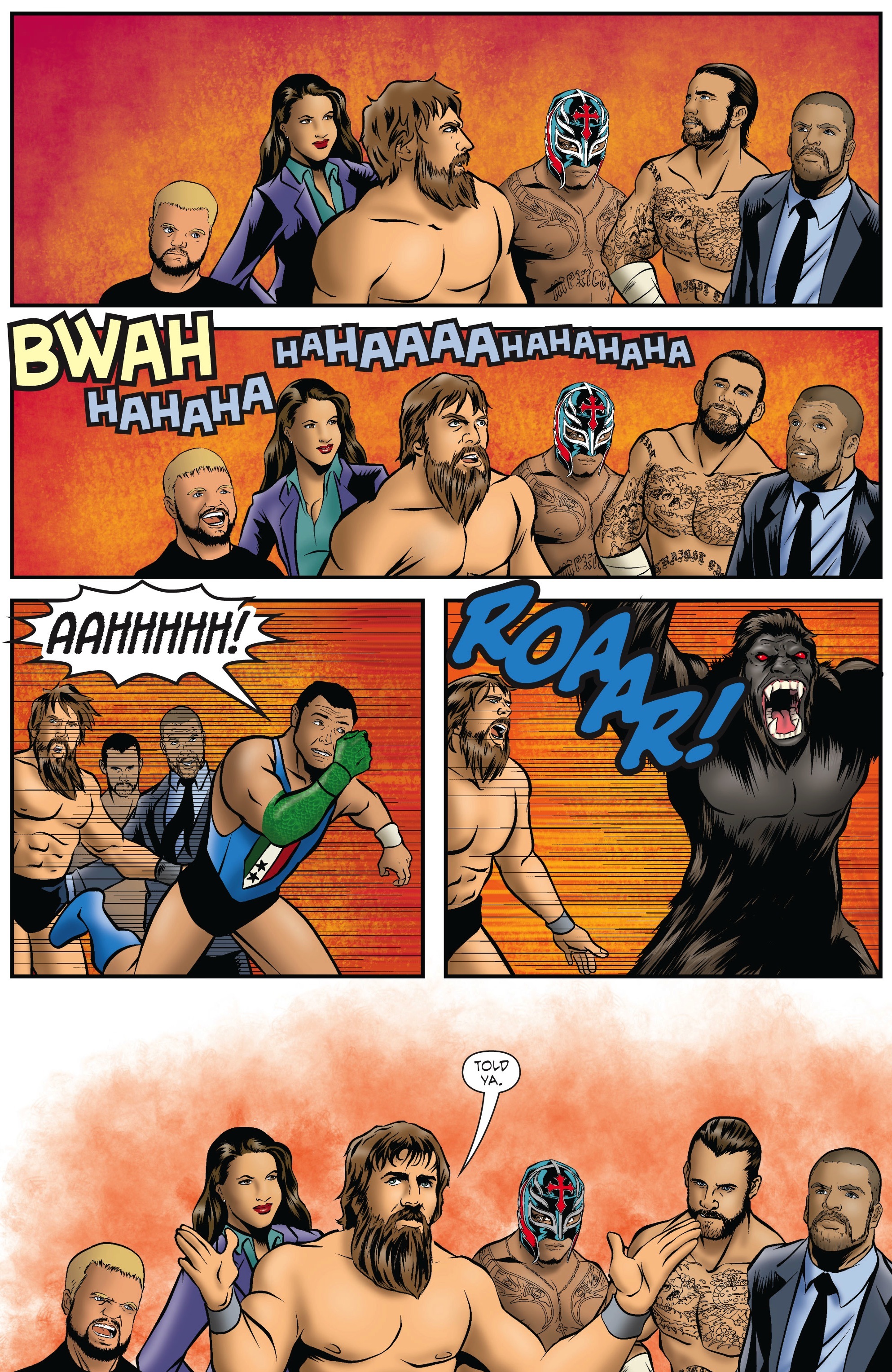 Read online WWE Superstars comic -  Issue #5 - 18