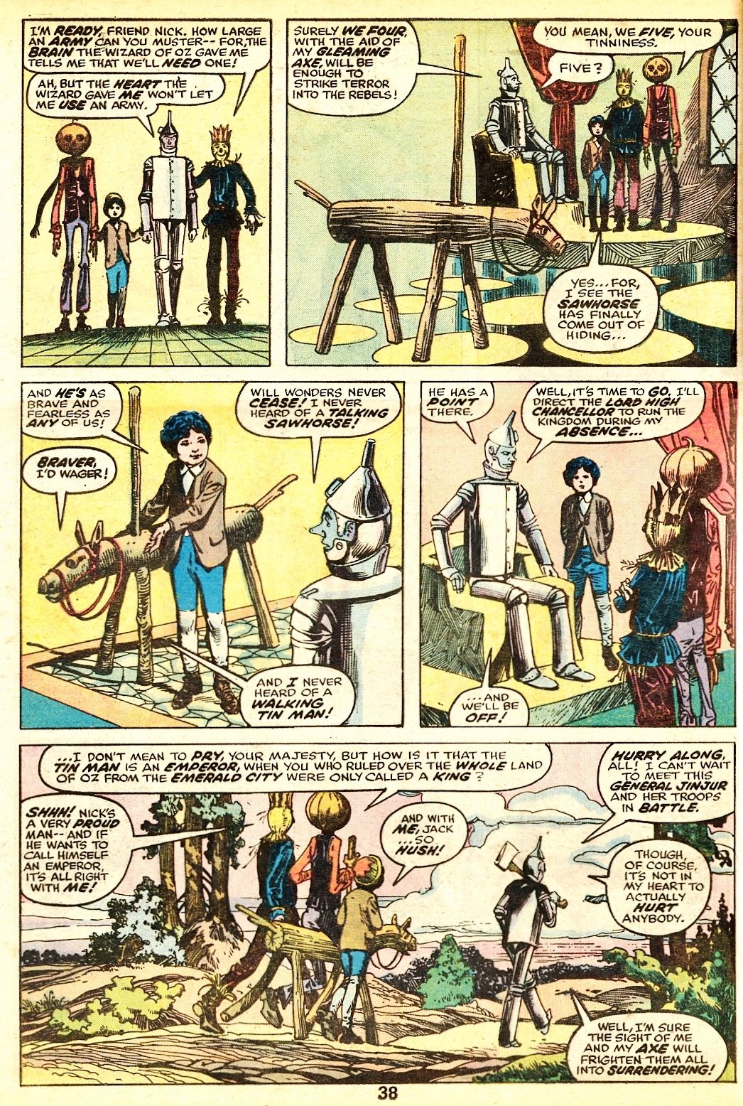 Read online Marvel Treasury of Oz comic -  Issue #1 - 37