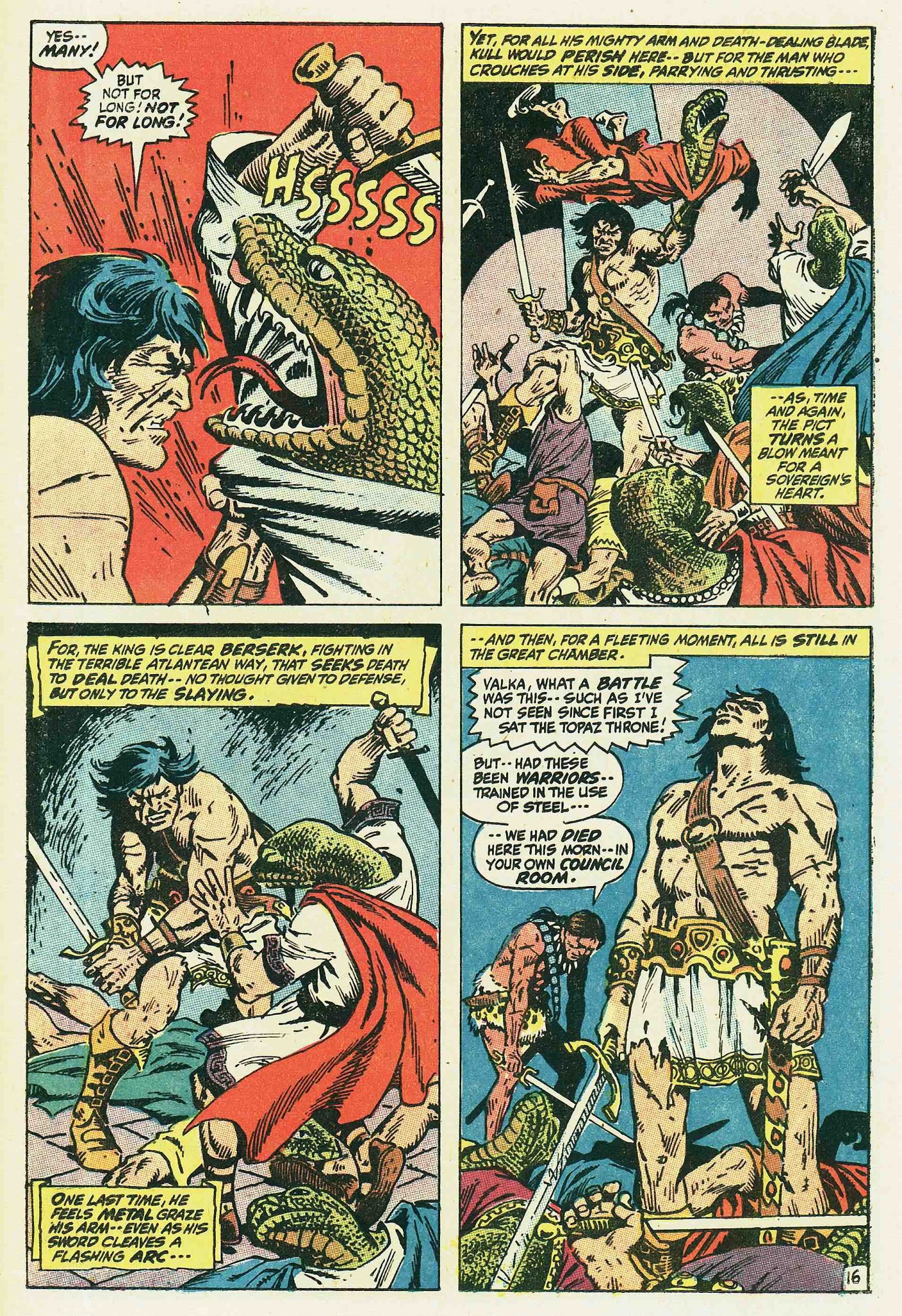 Read online Kull, the Conqueror (1971) comic -  Issue #2 - 17