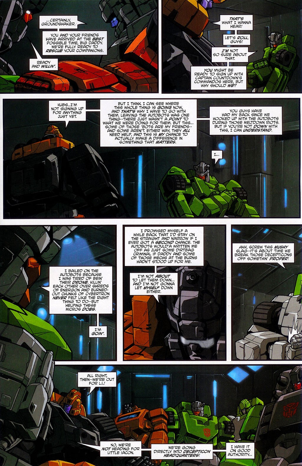 Read online Transformers: Micromasters comic -  Issue #4 - 5