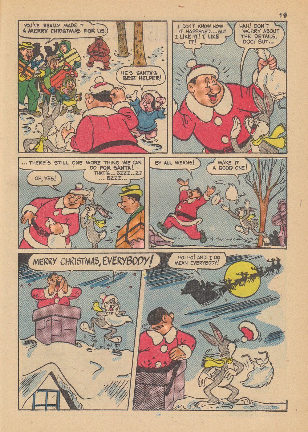 Read online Bugs Bunny's Christmas Funnies comic -  Issue # TPB 6 - 21