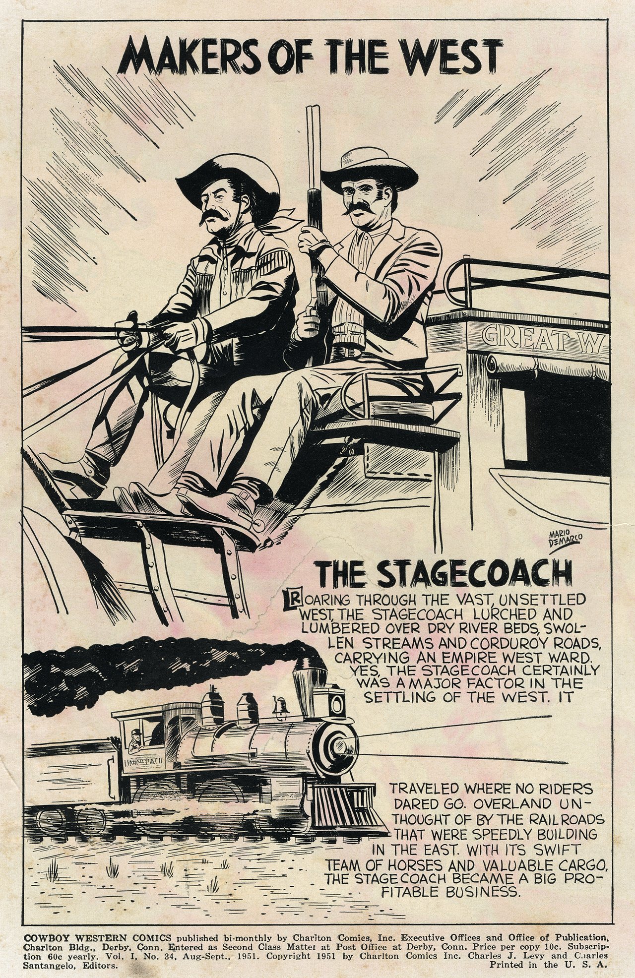 Read online Cowboy Western Comics (1948) comic -  Issue #34 - 2