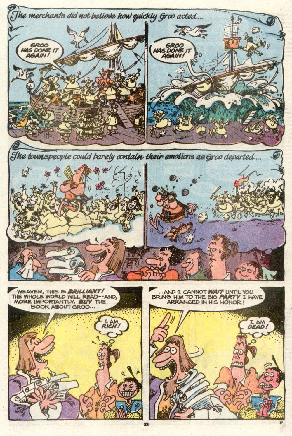 Read online Sergio Aragonés Groo the Wanderer comic -  Issue #70 - 17