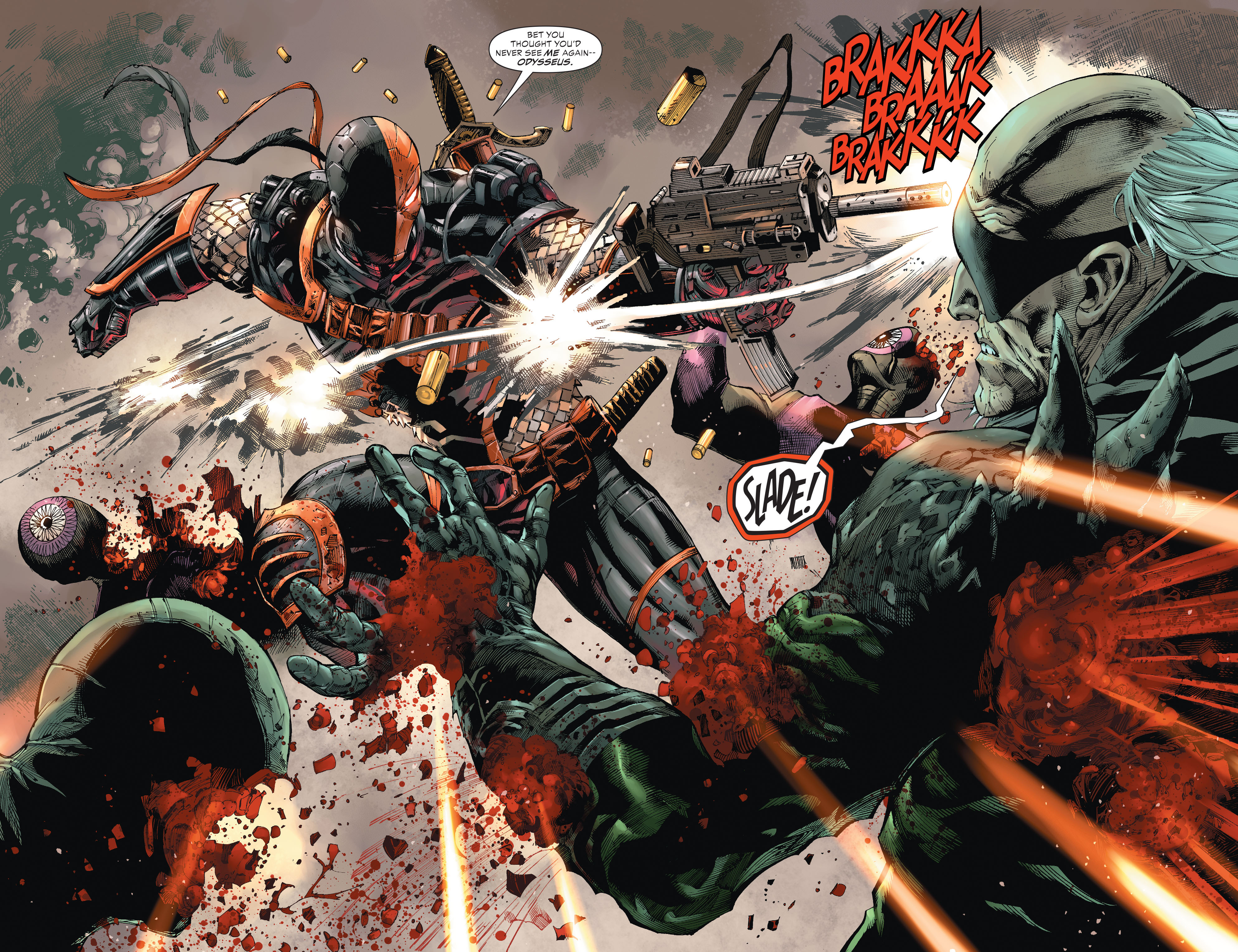 Read online Deathstroke: Gods of War comic -  Issue # TPB - 112
