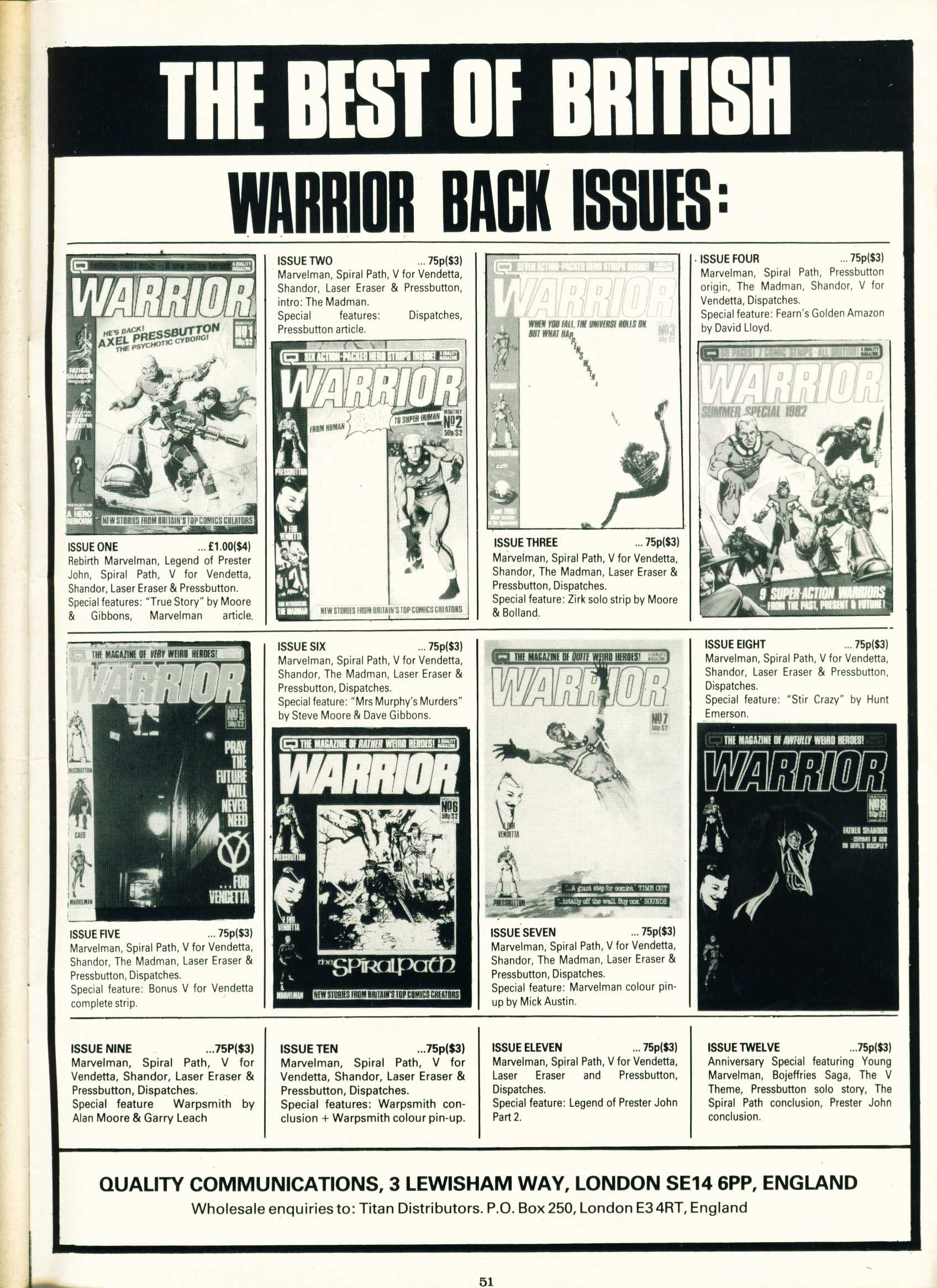 Read online Warrior comic -  Issue #13 - 51