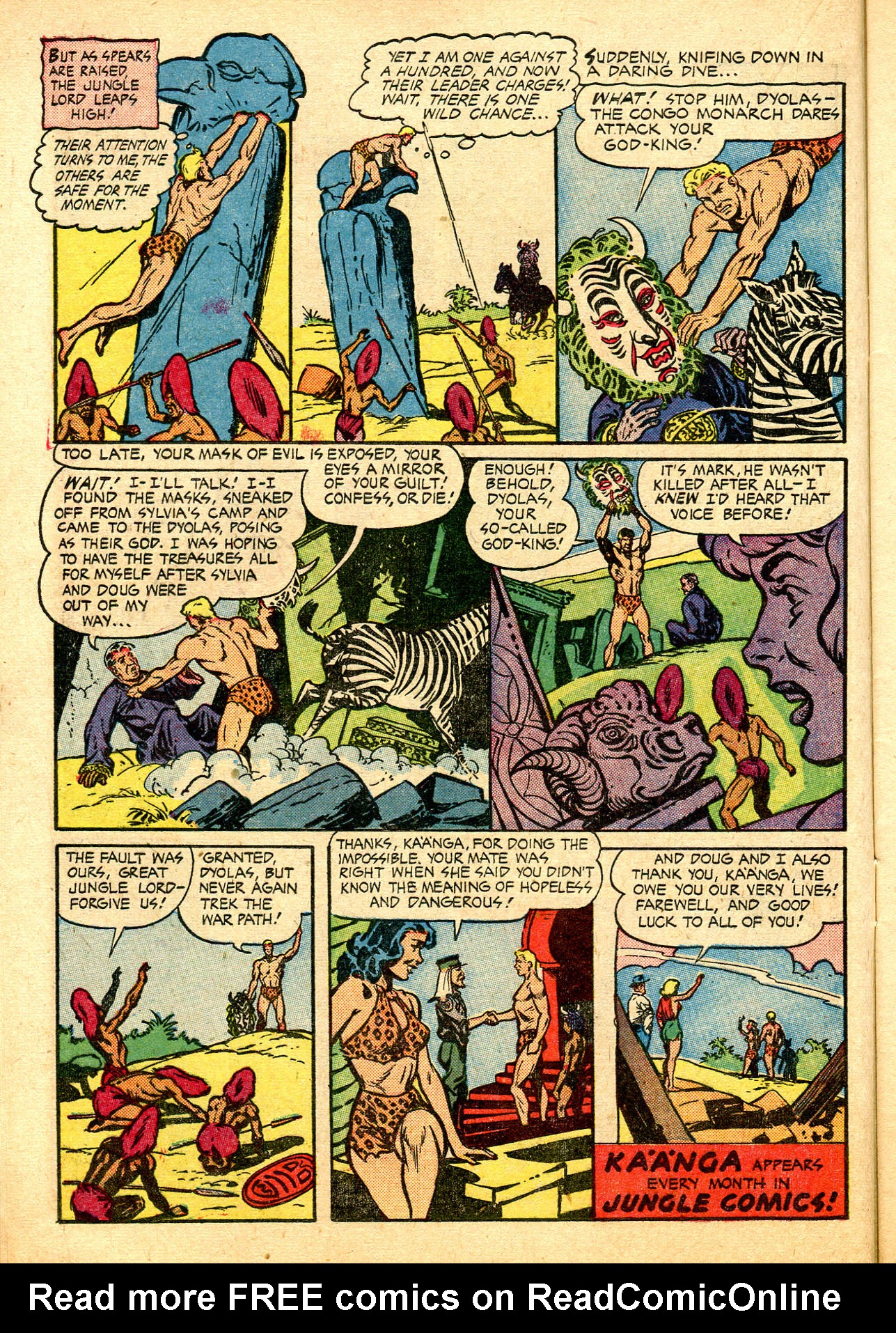 Read online Jungle Comics comic -  Issue #137 - 16