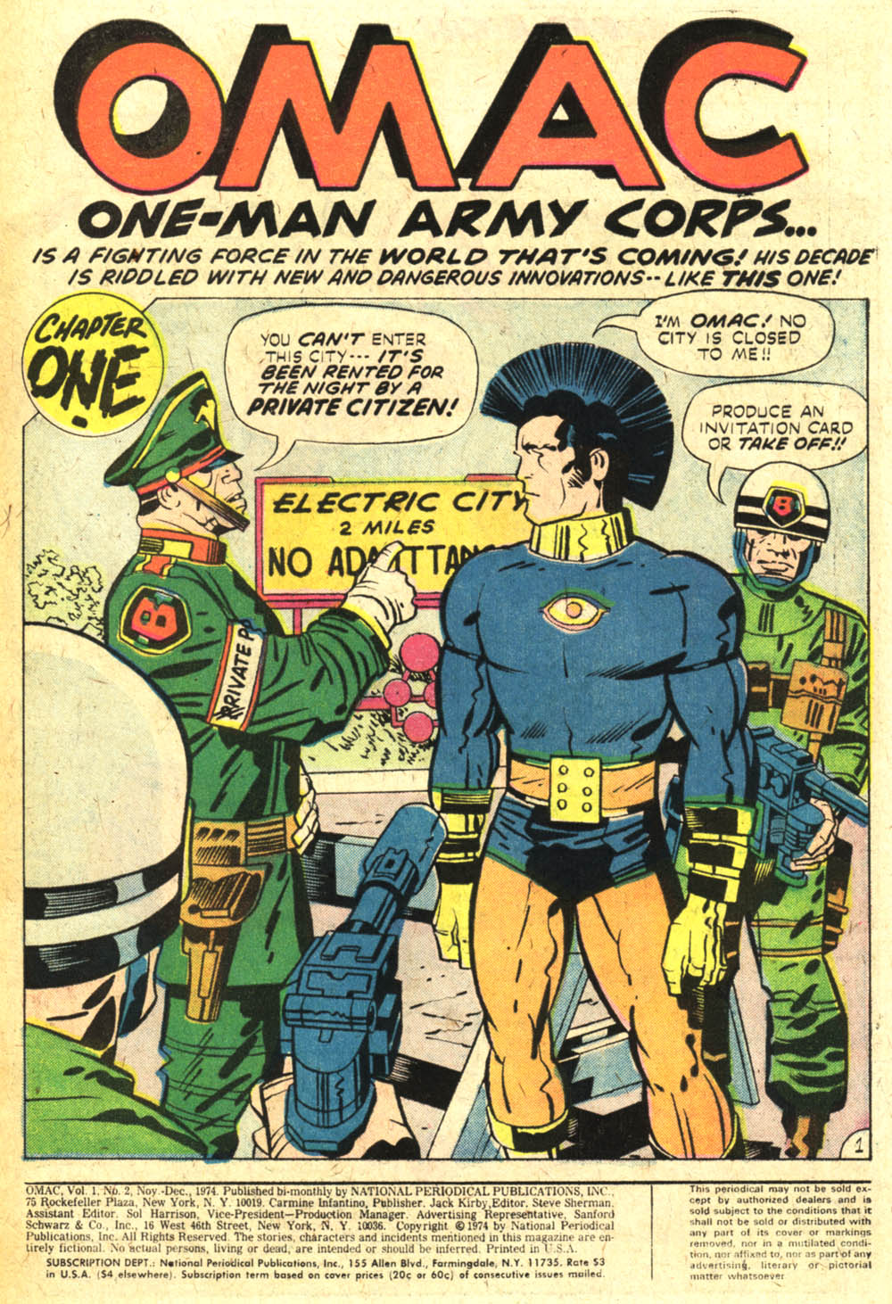 Read online OMAC (1974) comic -  Issue #2 - 3