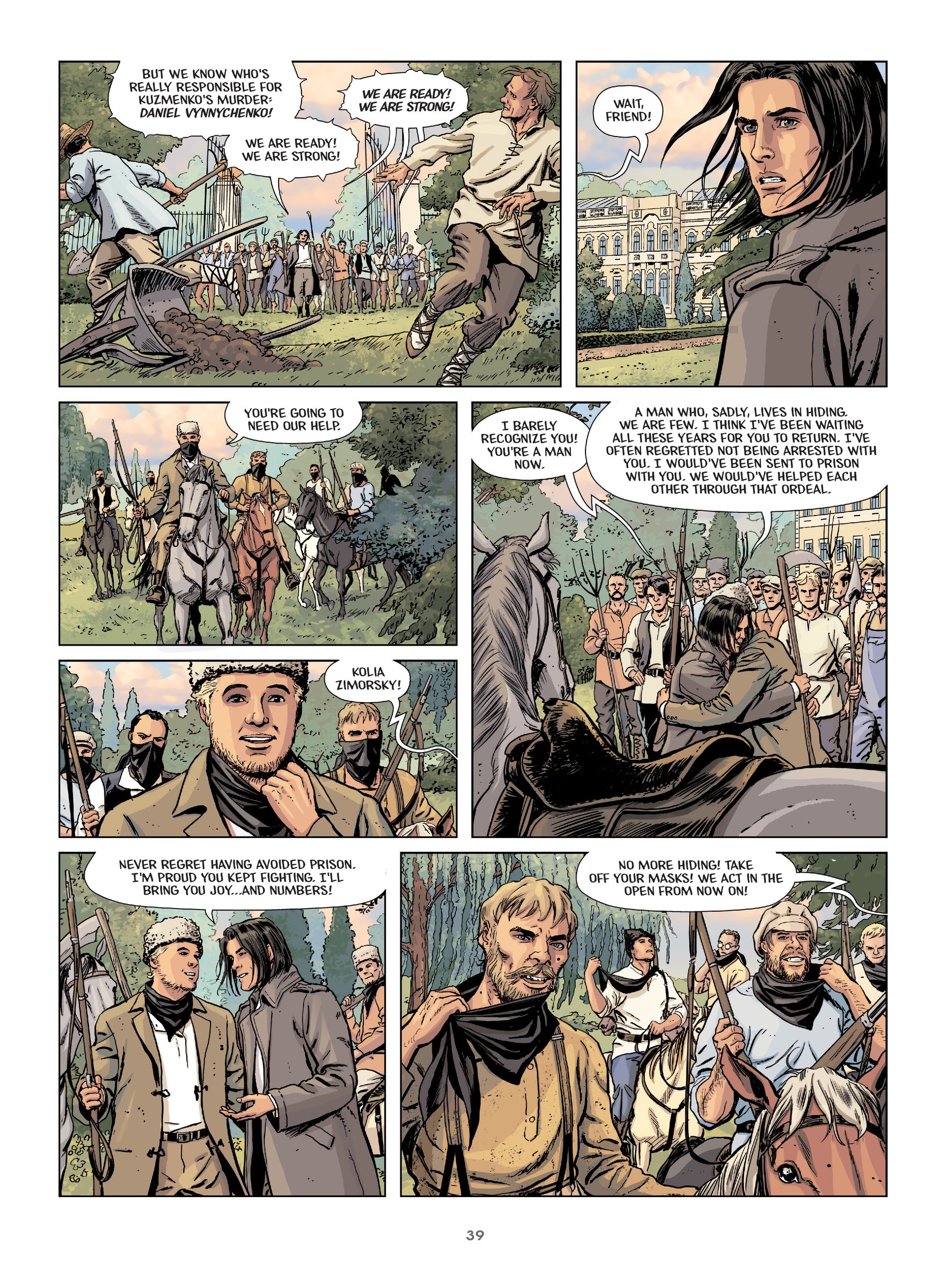 Read online Makhno: Ukrainian Freedom Fighter comic -  Issue # TPB - 40