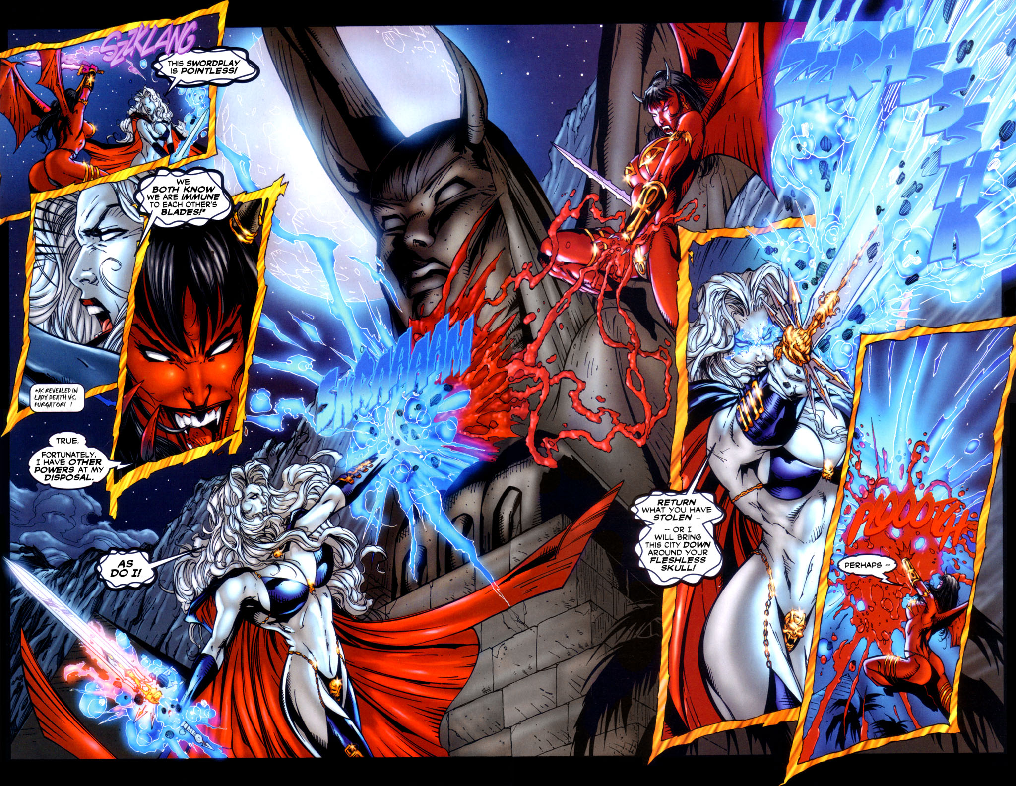 Read online Purgatori vs. Lady Death comic -  Issue # Full - 8